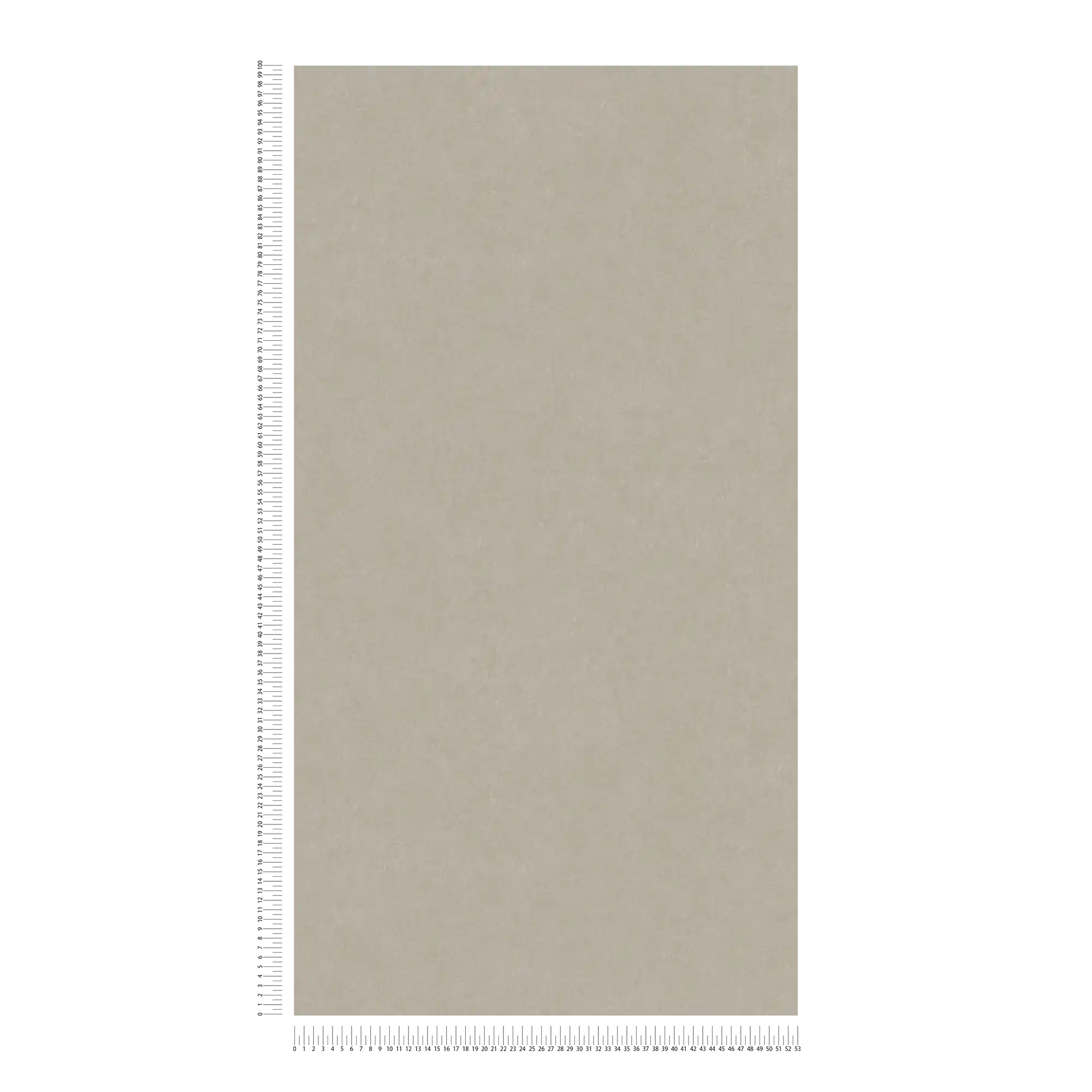            Carta da parati grigio-beige monocromatica con design della struttura
        