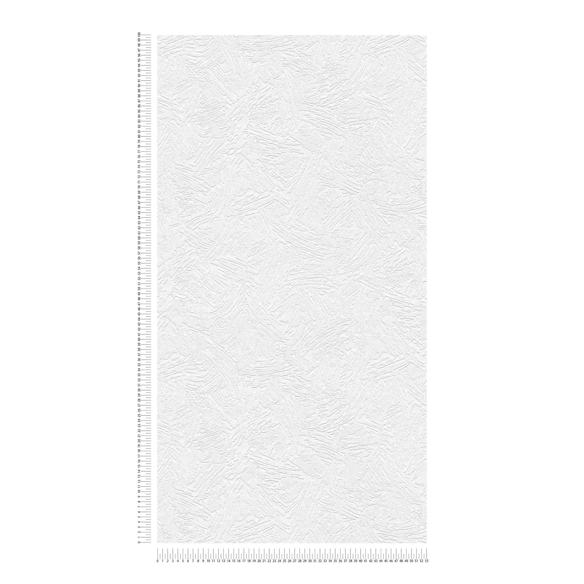             Papier peint Décor Crépi avec motifs structurés - Blanc
        