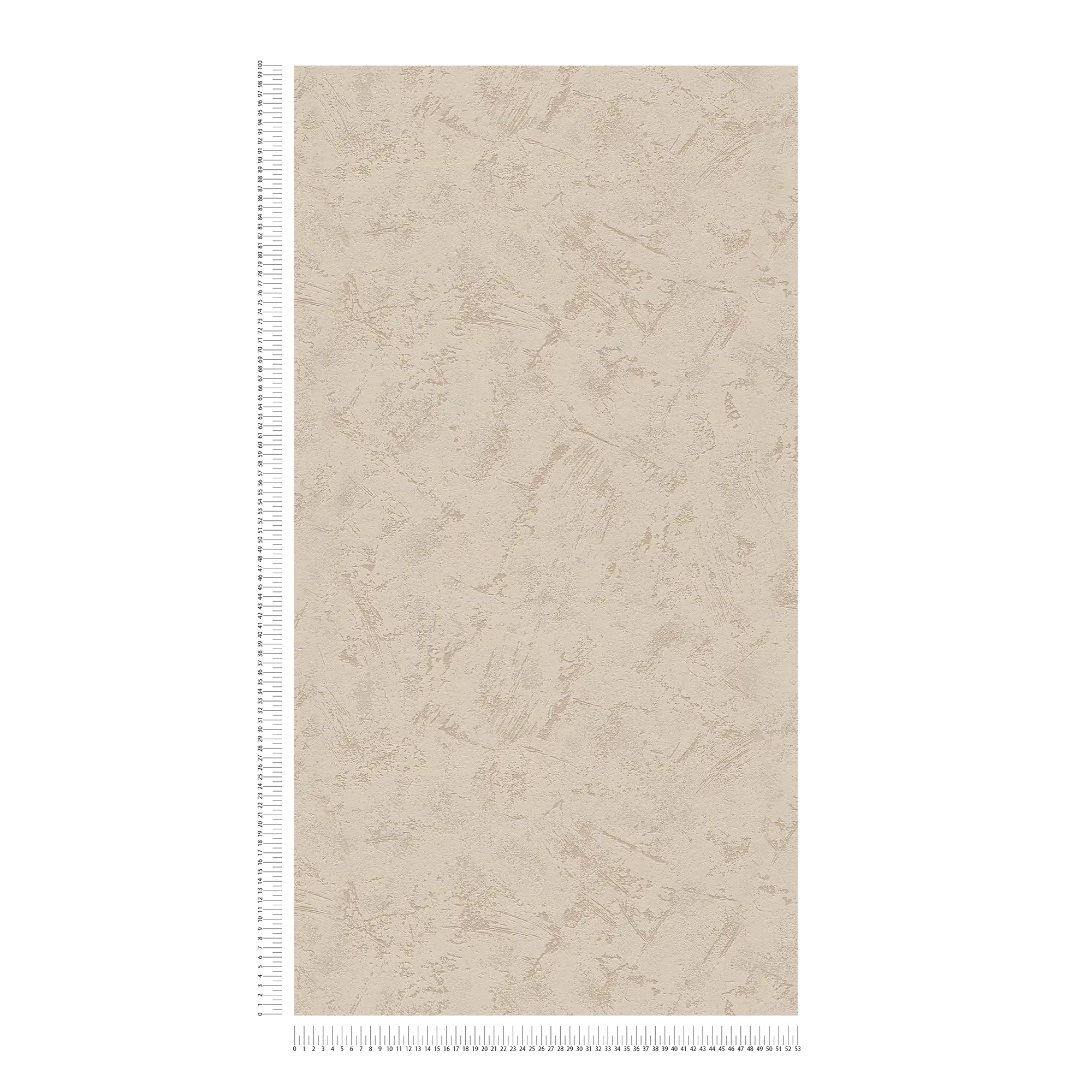             Trowel plaster wallpaper with foam structure & pattern - Brown
        