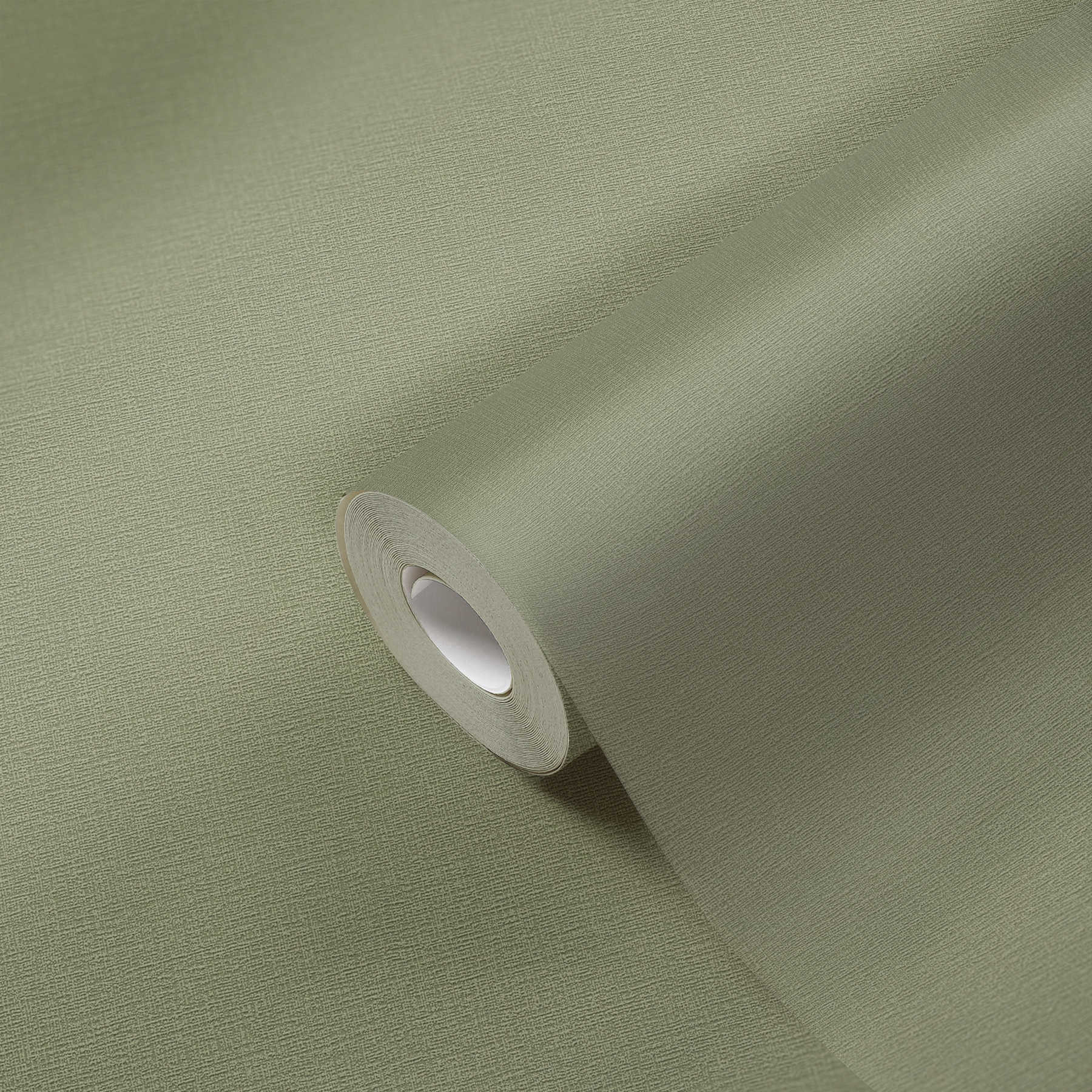             Papel Pintado Caqui Verde Eucalipto con Patrón de Textura
        