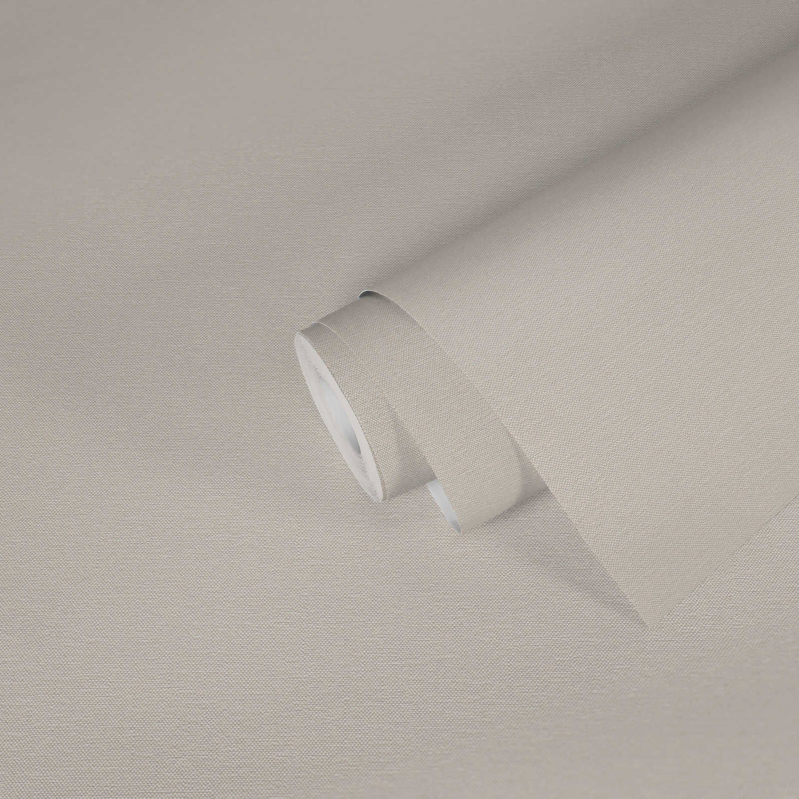             papier peint en papier uni avec structure tissée mat - blanc
        