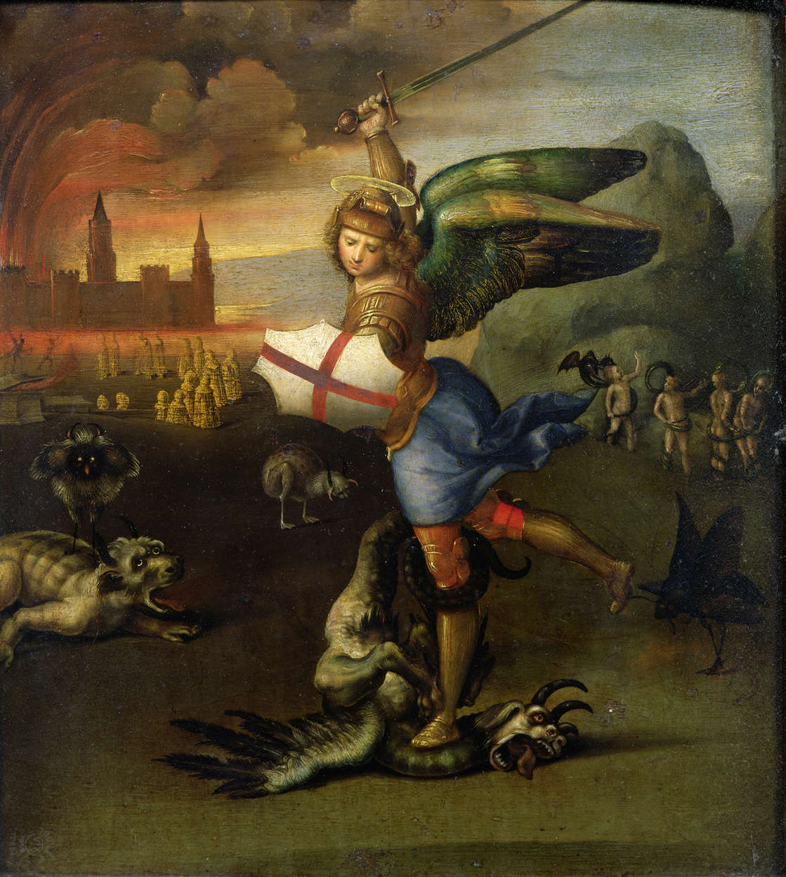             Papier peint panoramique "St. Michaelum" par Raphael
        