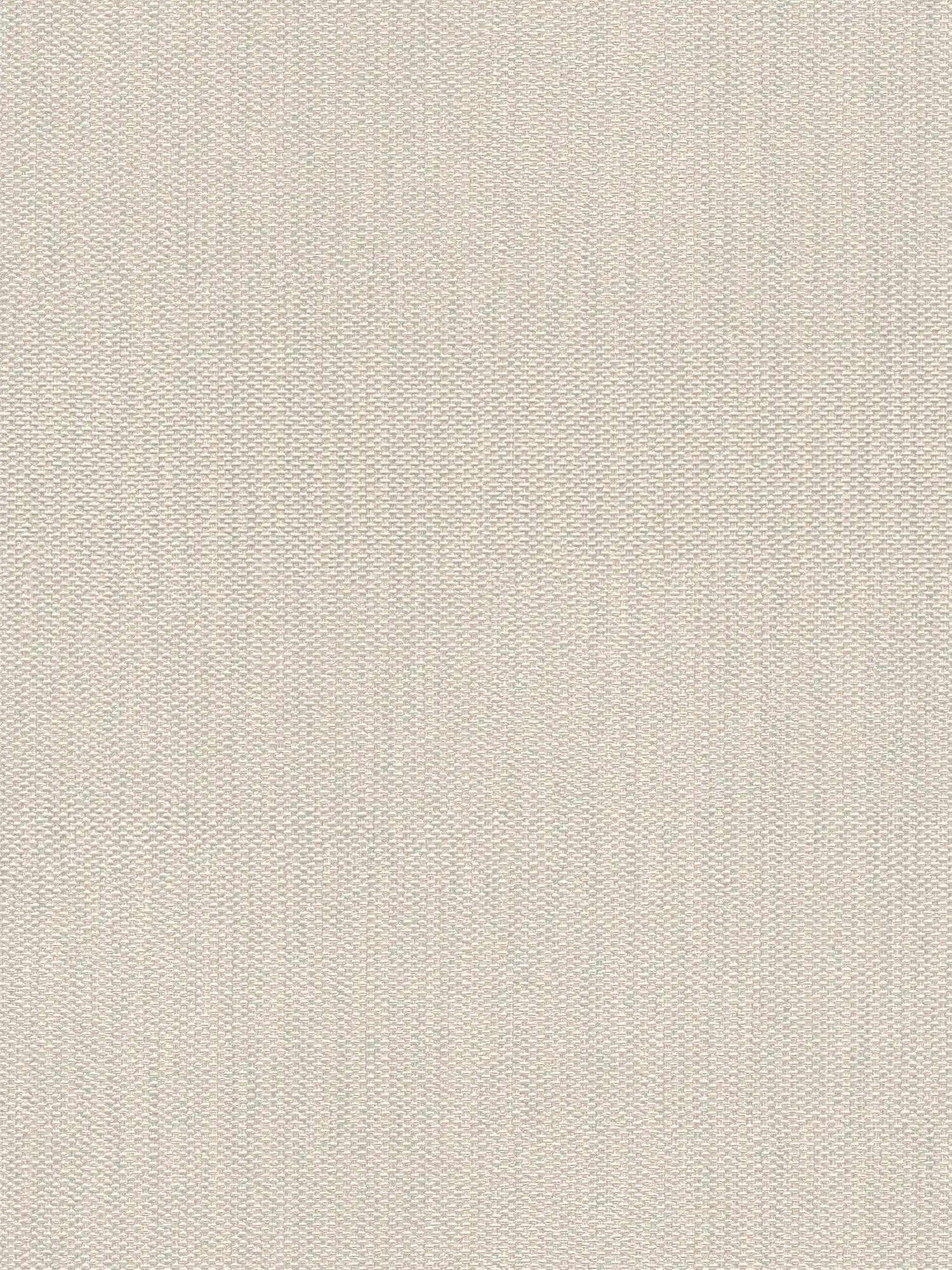 Vliesbehang in textiellook - crème, grijs
