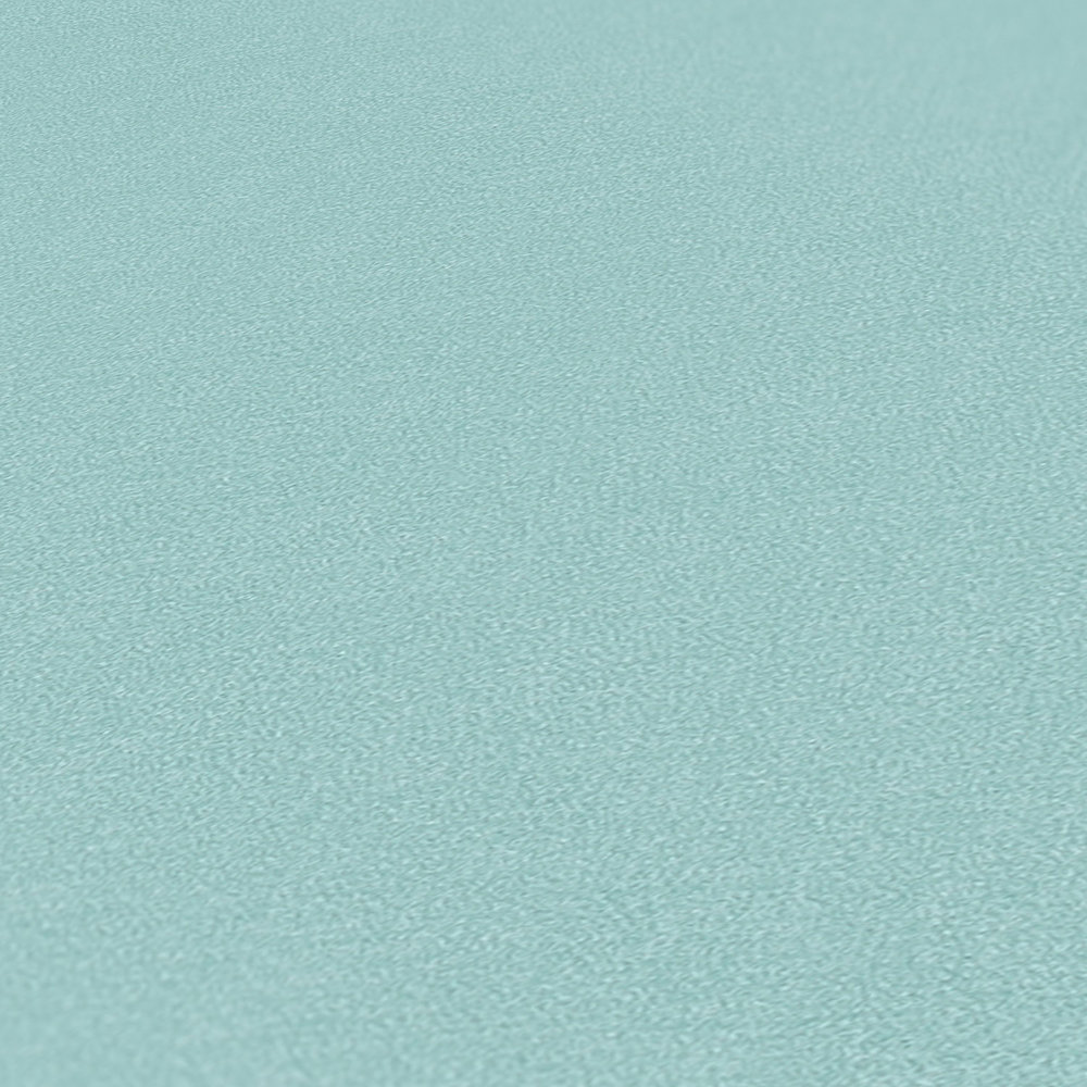             Papier peint intissé uni au look marin - turquoise
        