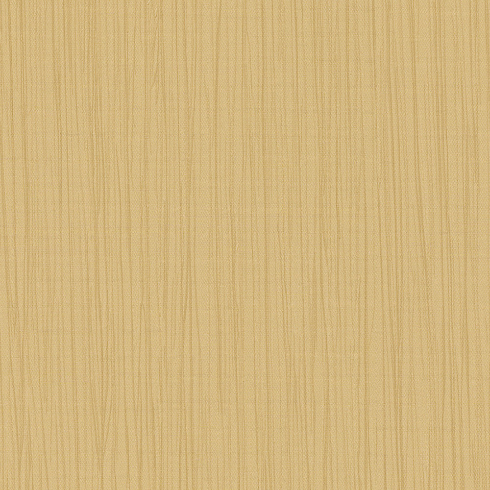             Premium non-woven wallpaper plain with line structure - brown, gold
        