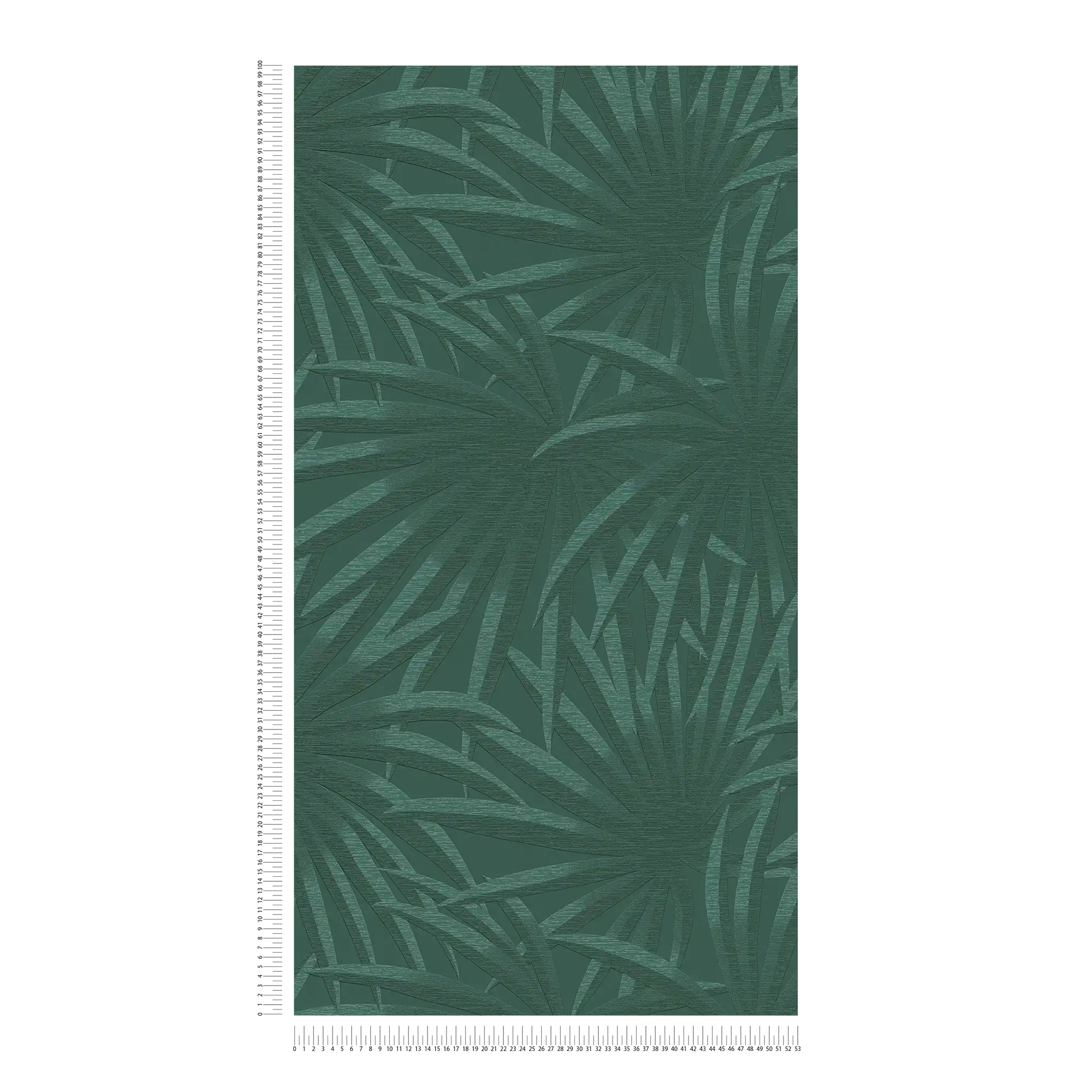             Vliesbehang met junglepatroon - groen
        