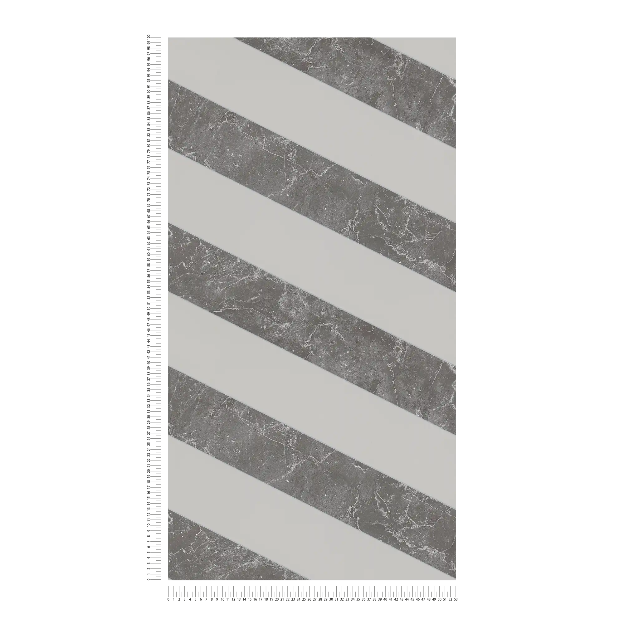             Carta da parati a righe con effetto marmo Design by MICHALSKY - Grigio
        