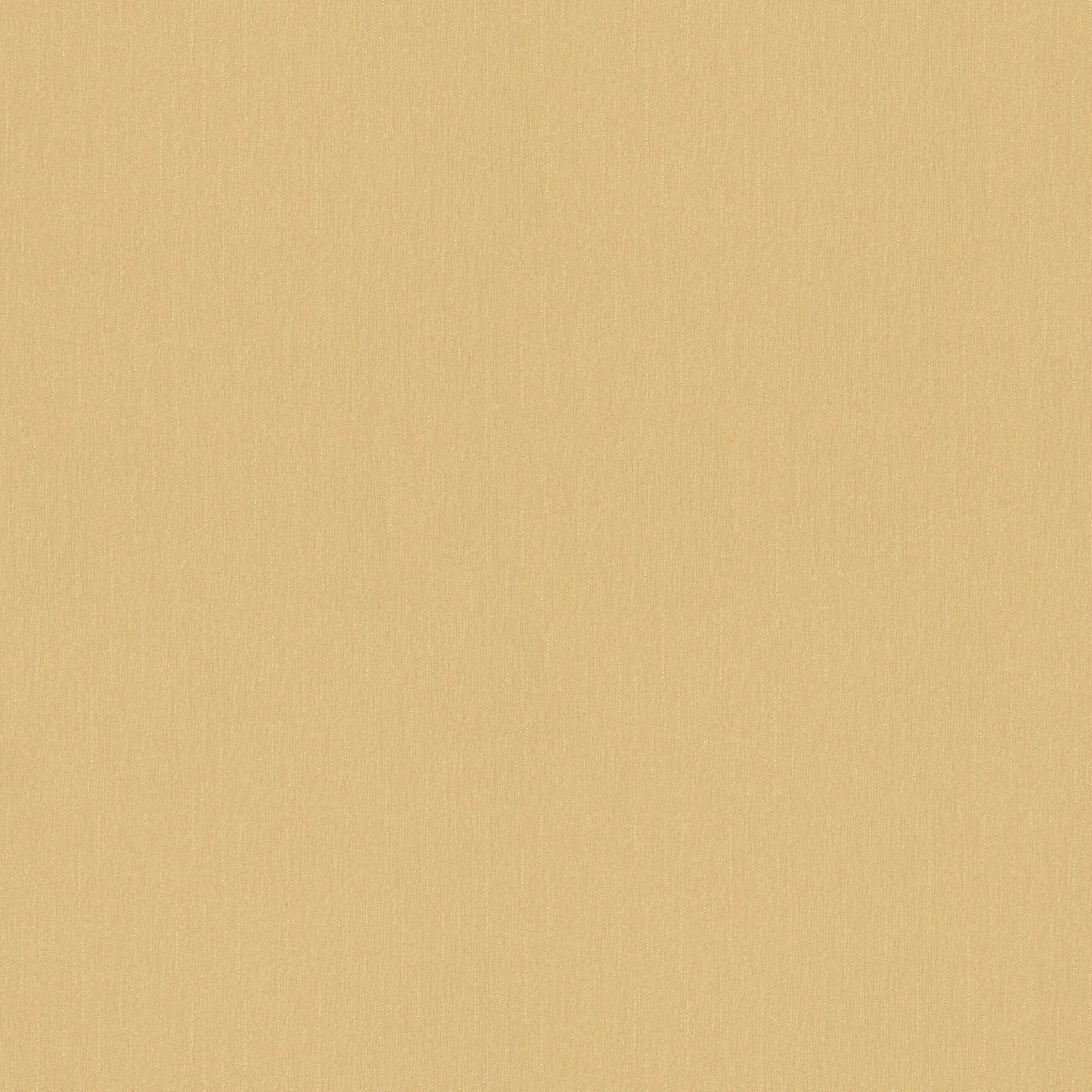Golden plain wallpaper with fine glitter threads - gold, cream
