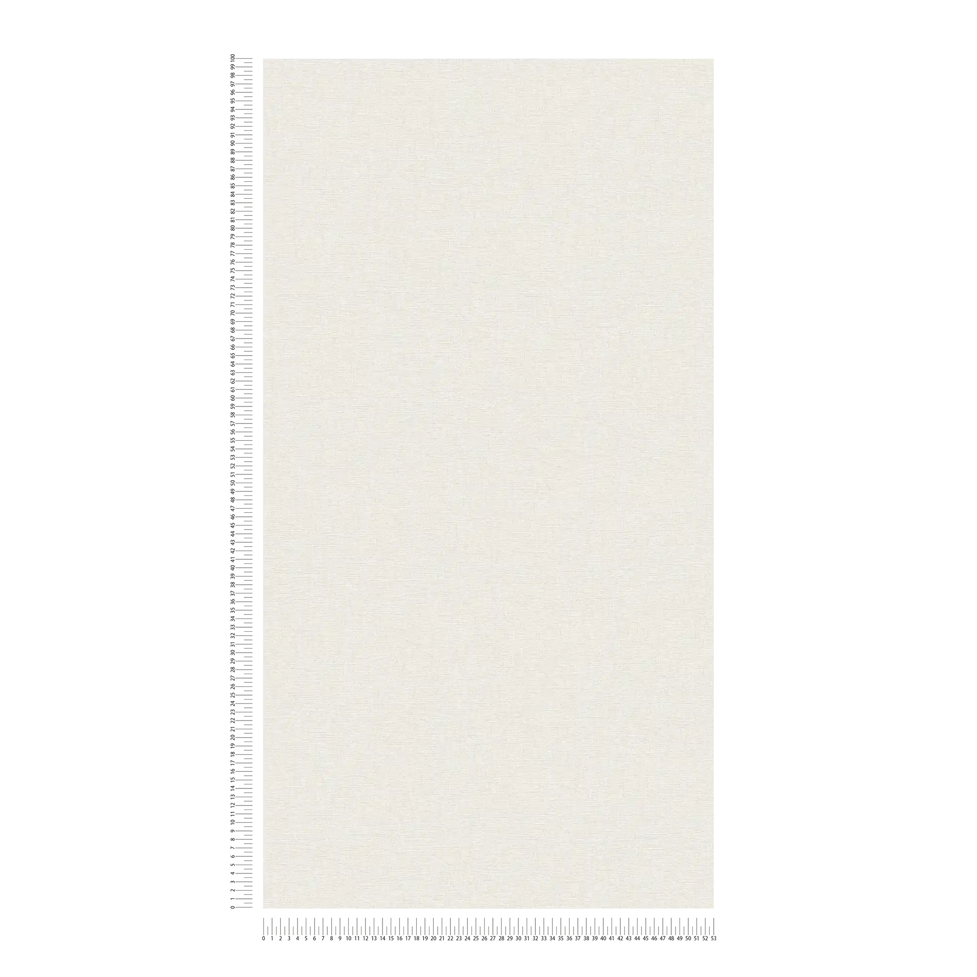             Carta da parati non tessuta a tinta unita con disegno della struttura, opaco - crema, bianco
        