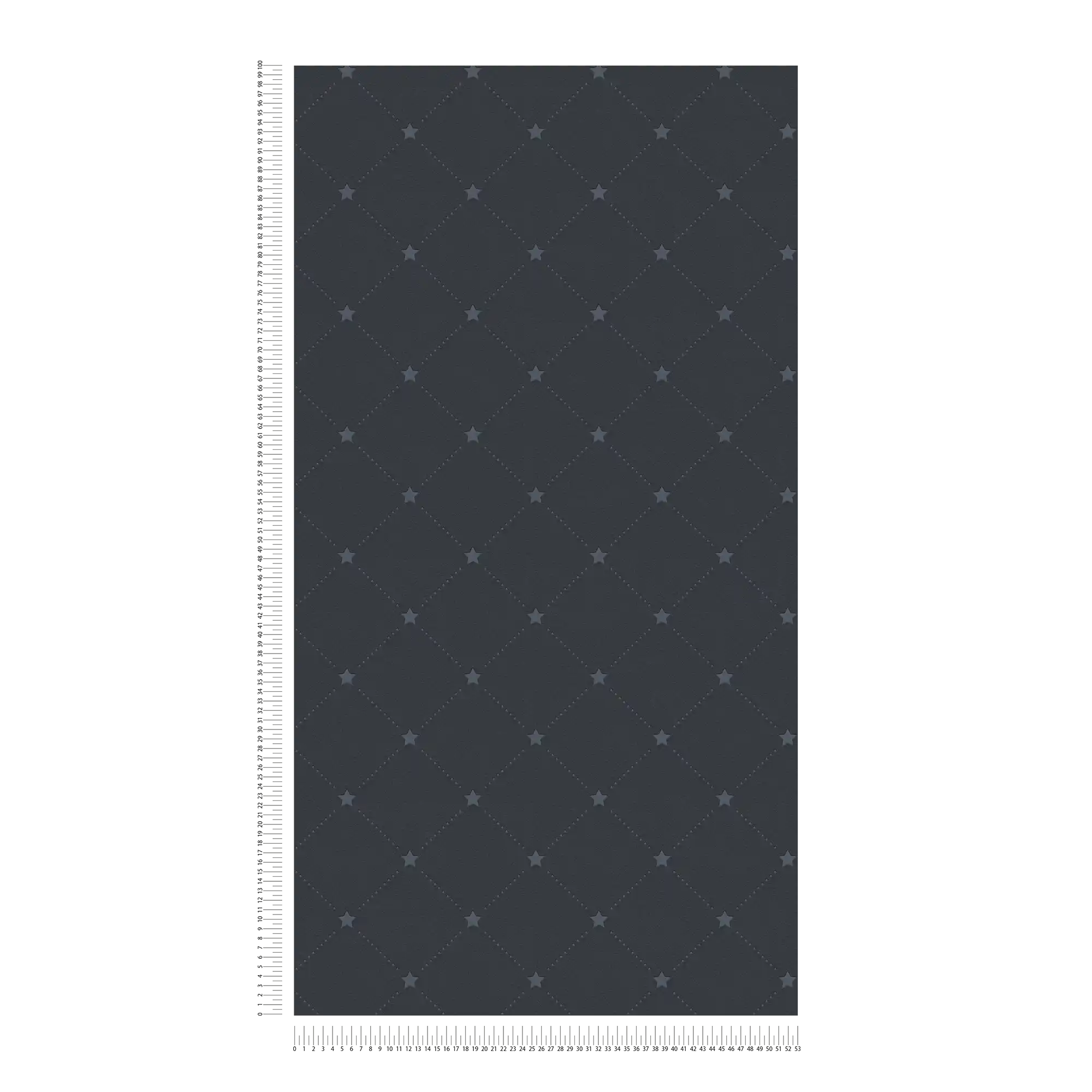             MICHALSKY non-woven wallpaper dark blue with stars pattern
        