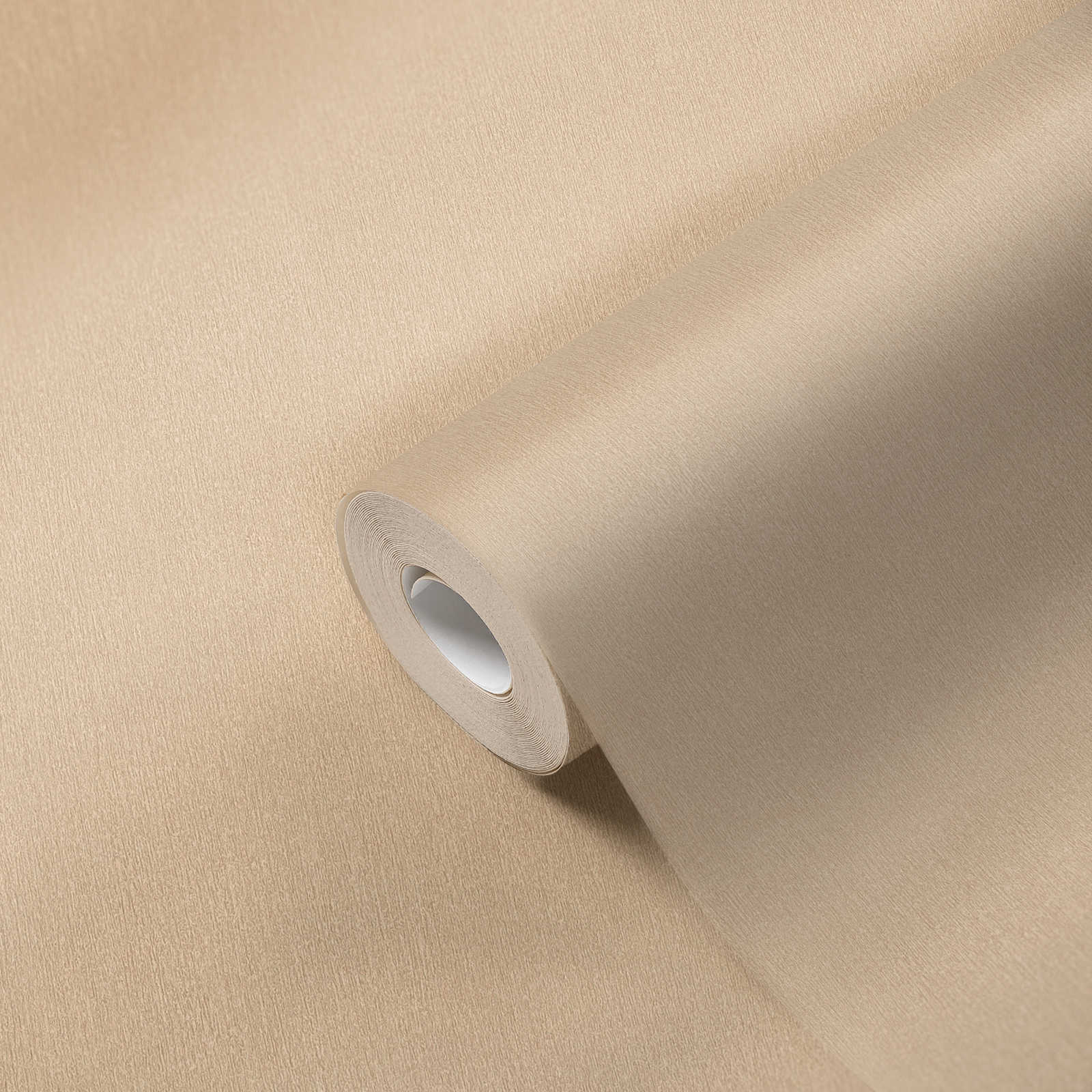             Beige wallpaper, plain & smooth non-woven
        