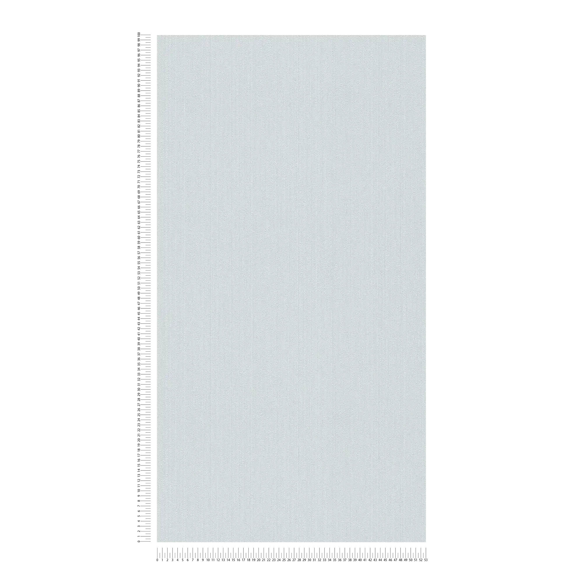             Papier peint gris-bleu clair, satiné avec effet structuré
        