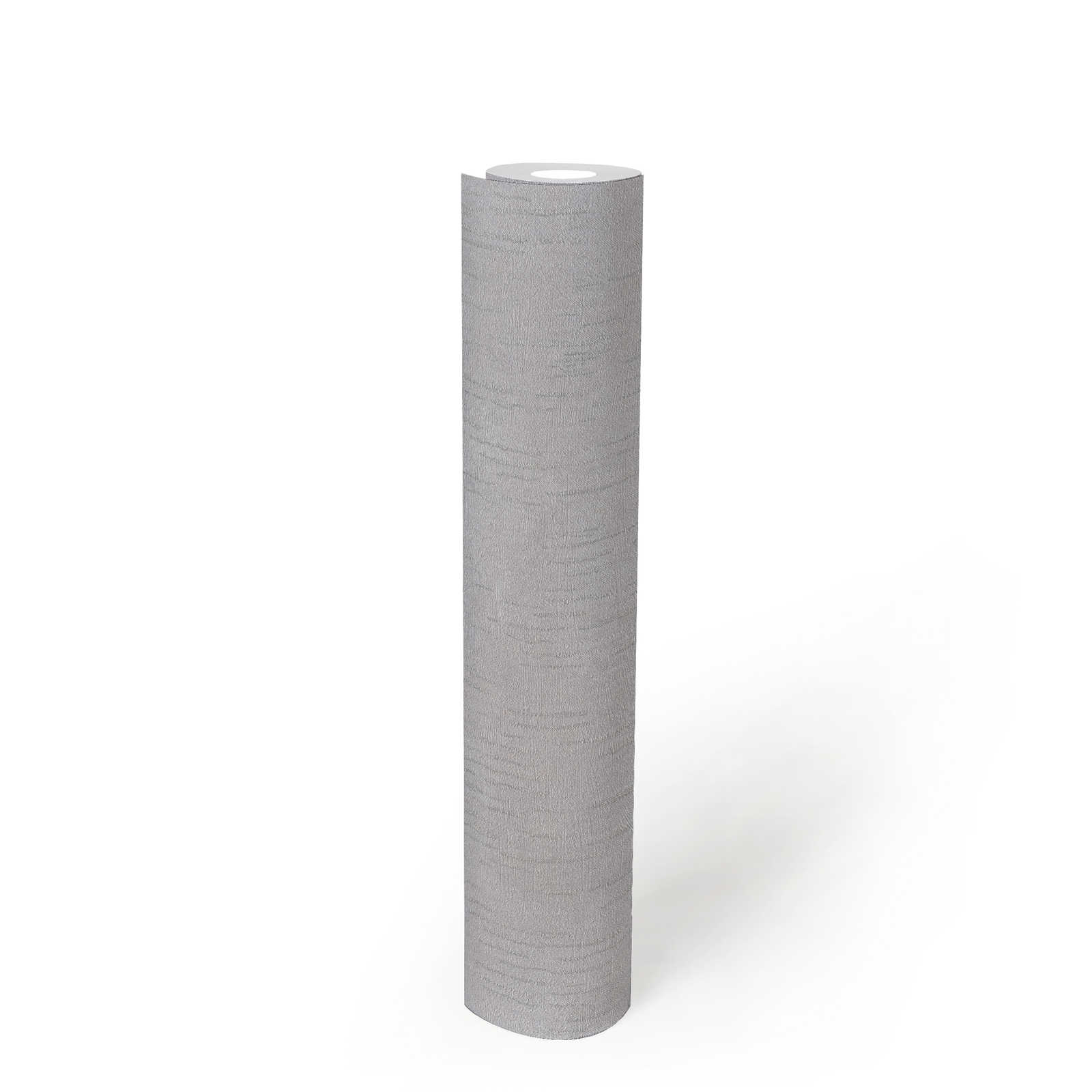             Gedessineerd glansbehang met structuurdesign - grijs, metallic
        