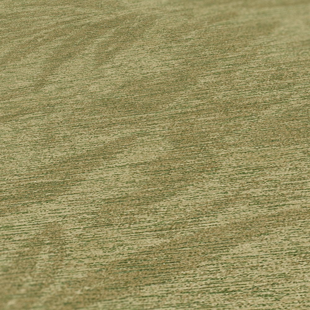             Papel pintado de tejido no tejido Melange con diseño de hojas - verde
        