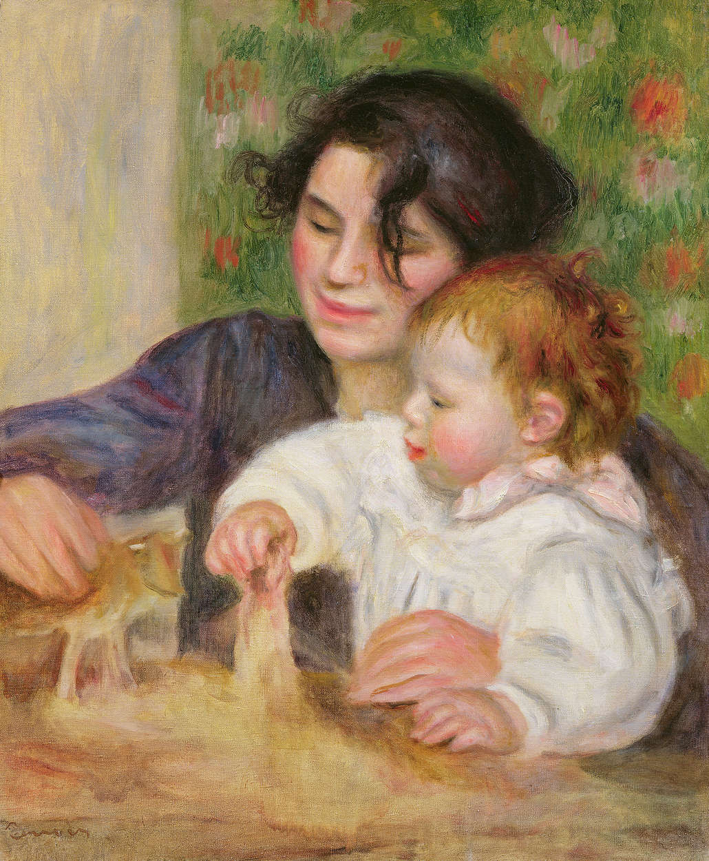             Muurschildering "Gabrielle en Jean" van Pierre Auguste Renoir
        