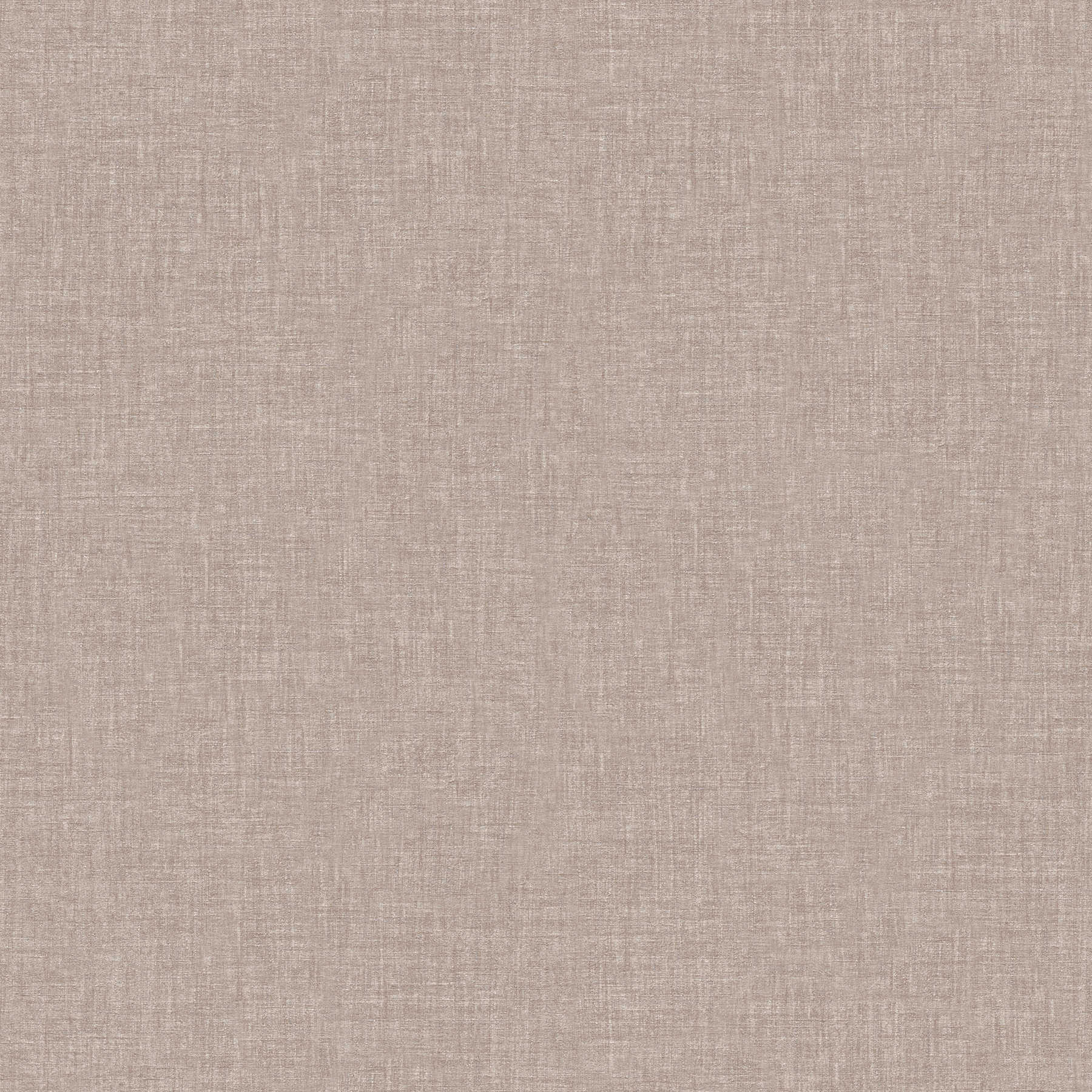 Non-woven wallpaper taupe with fabric texture & textile effect
