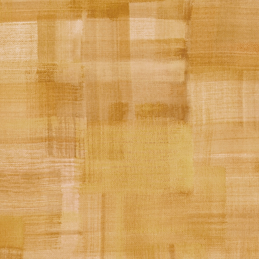             Lienzo de papel pintado Estructura, Tipo Moderno - Amarillo, Naranja
        