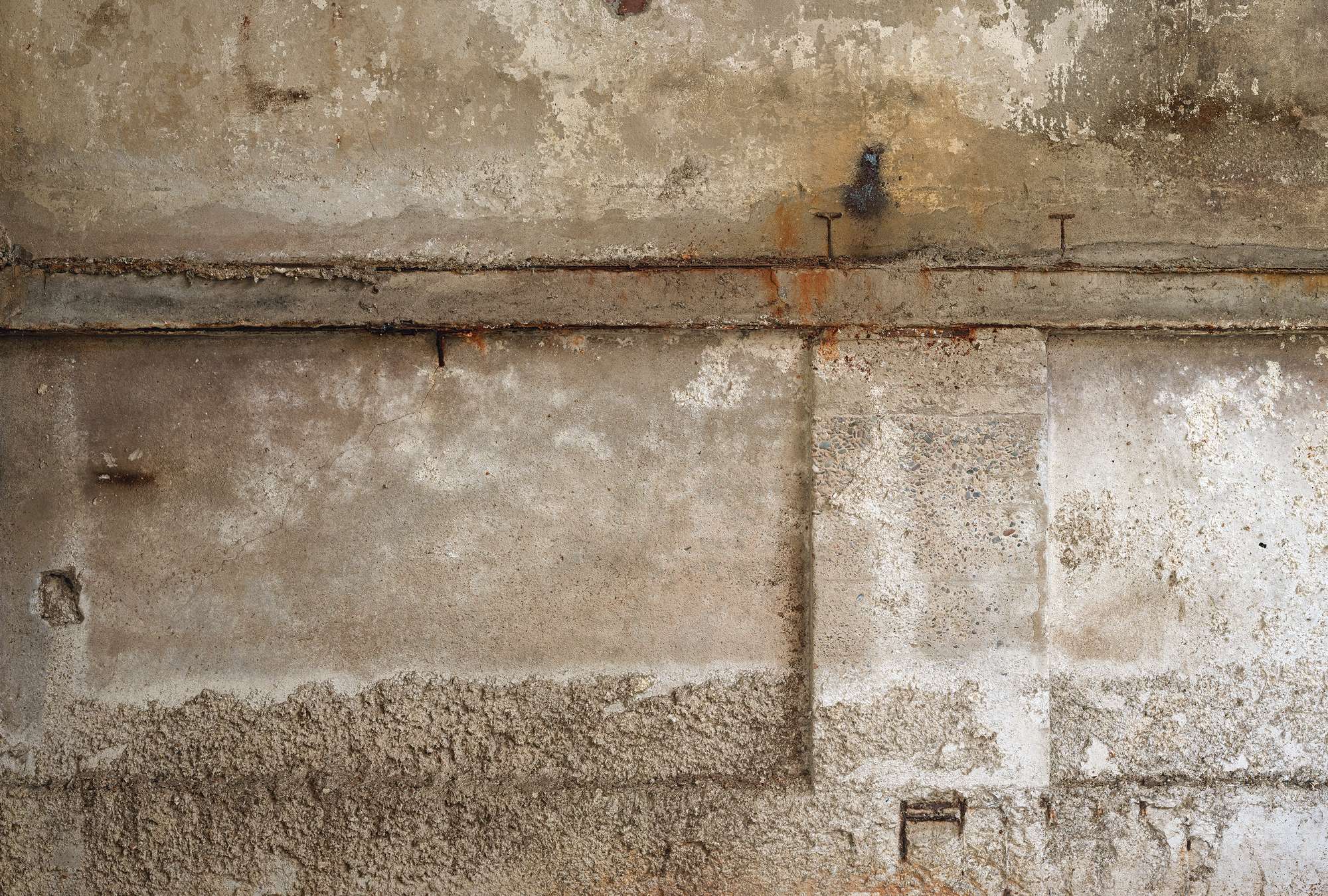             Papier peint panoramique Détail d'un vieux mur en béton
        