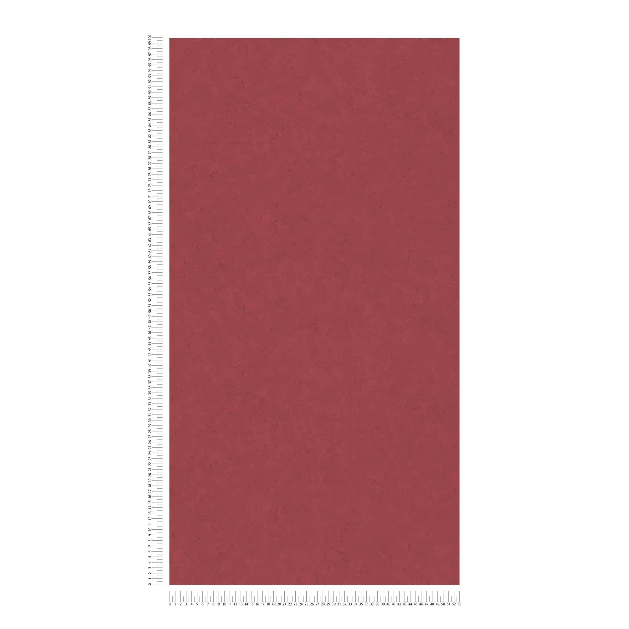             Papier peint intissé rouge cheminée aspect béton - rouge
        