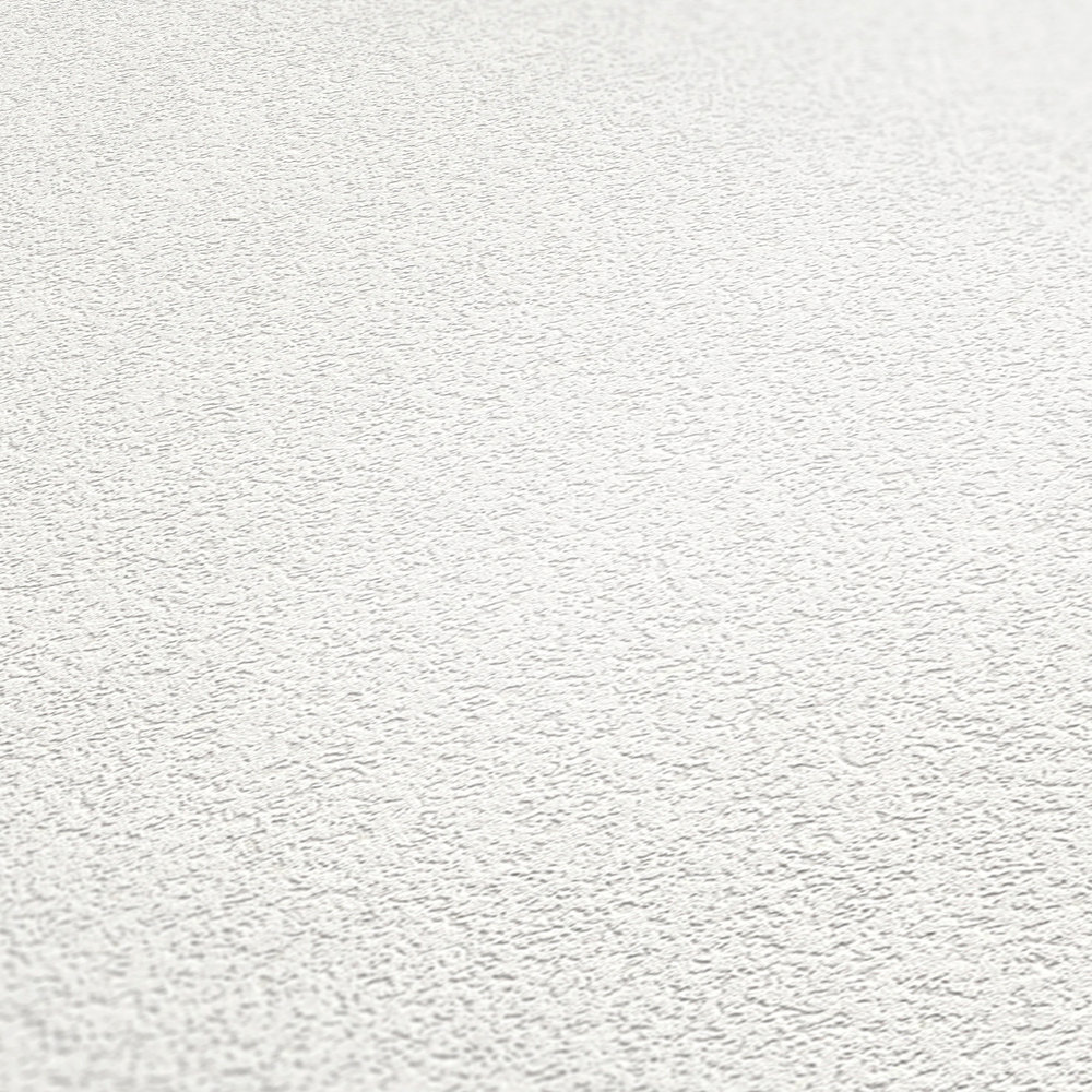             Plain wallpaper with fine surface texture - white
        