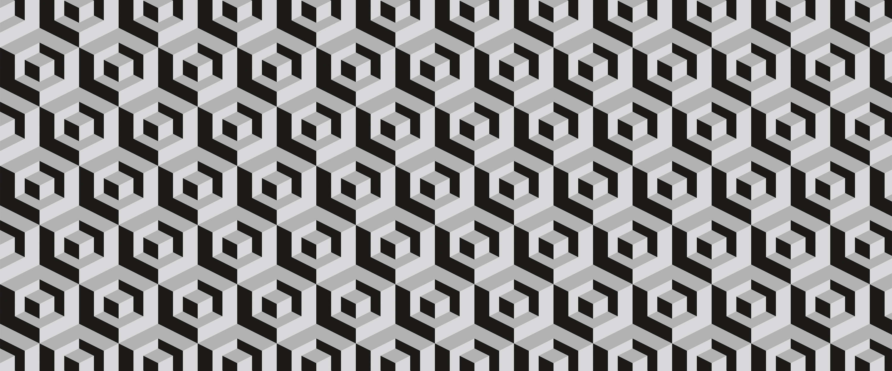             Mural de pared Bloques 3D con efecto de ilusión óptica
        