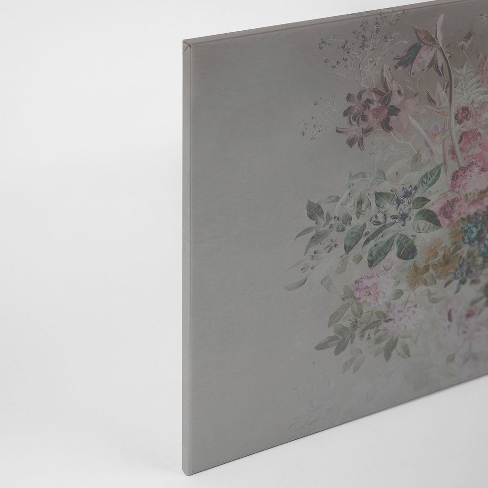             Flowers Canvas Painting with Pastel Design - 0.90 m x 0.60 m
        
