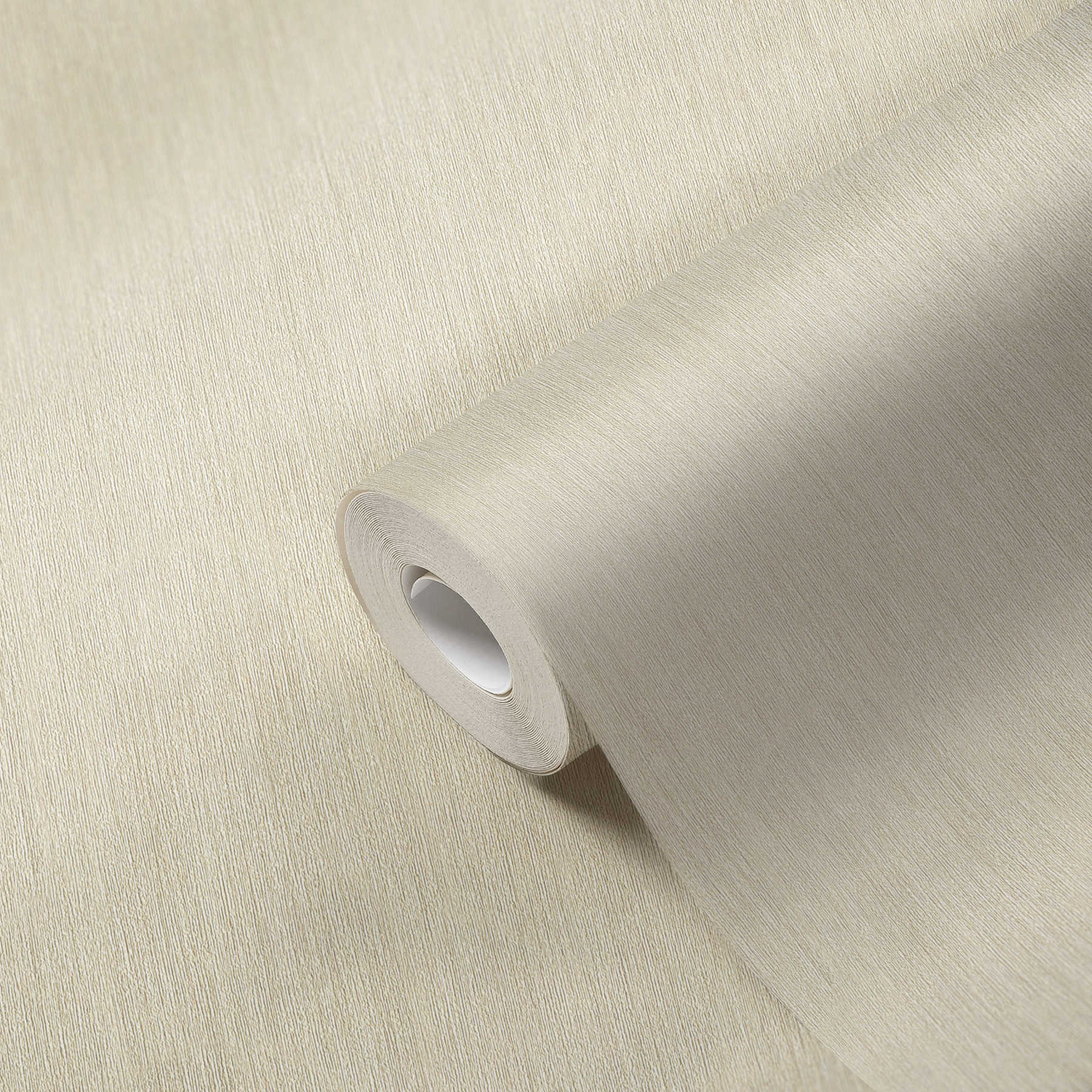             Non-woven wallpaper light beige with mottled colour effect
        