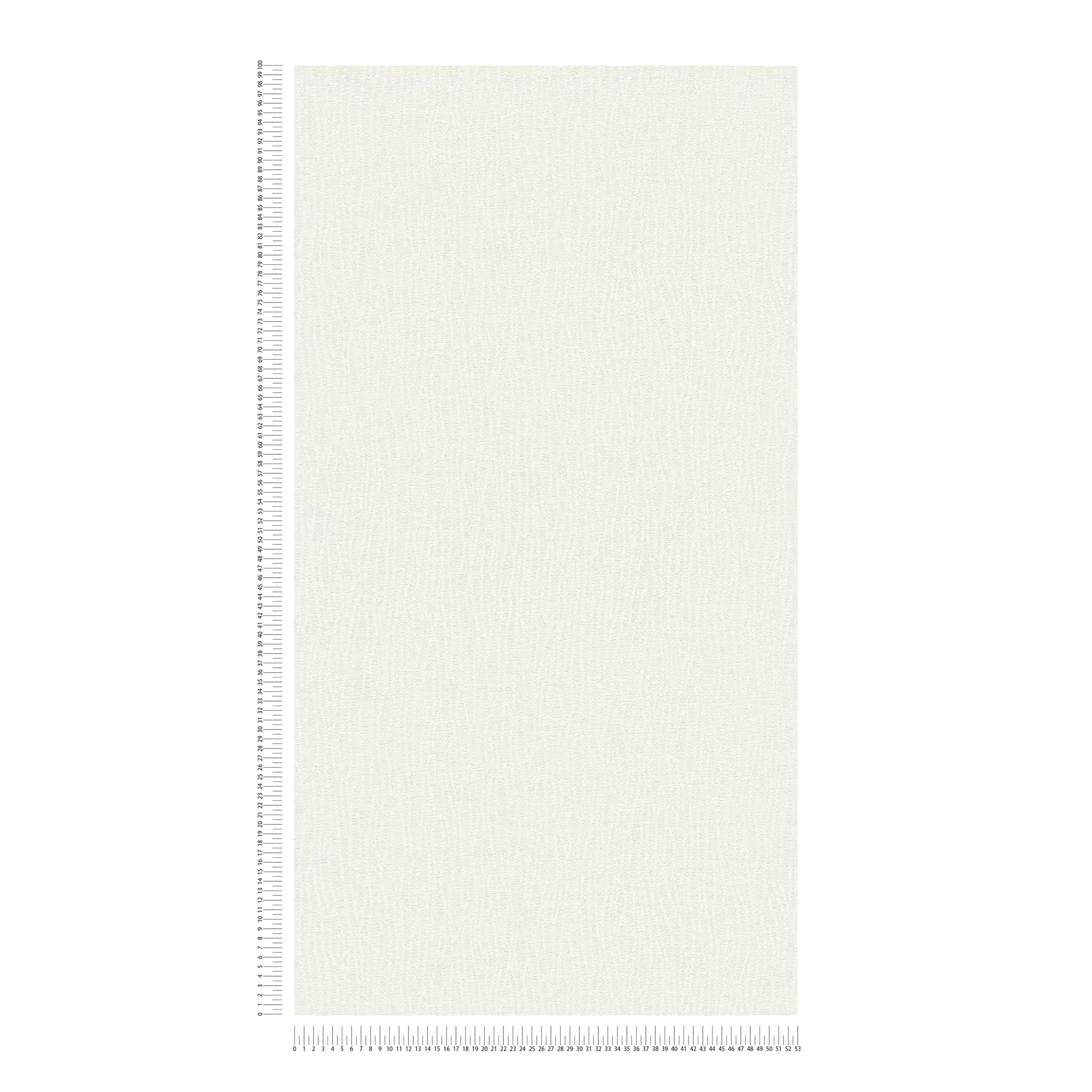             Papier peint blanc avec motif structuré Lignes ondulées
        