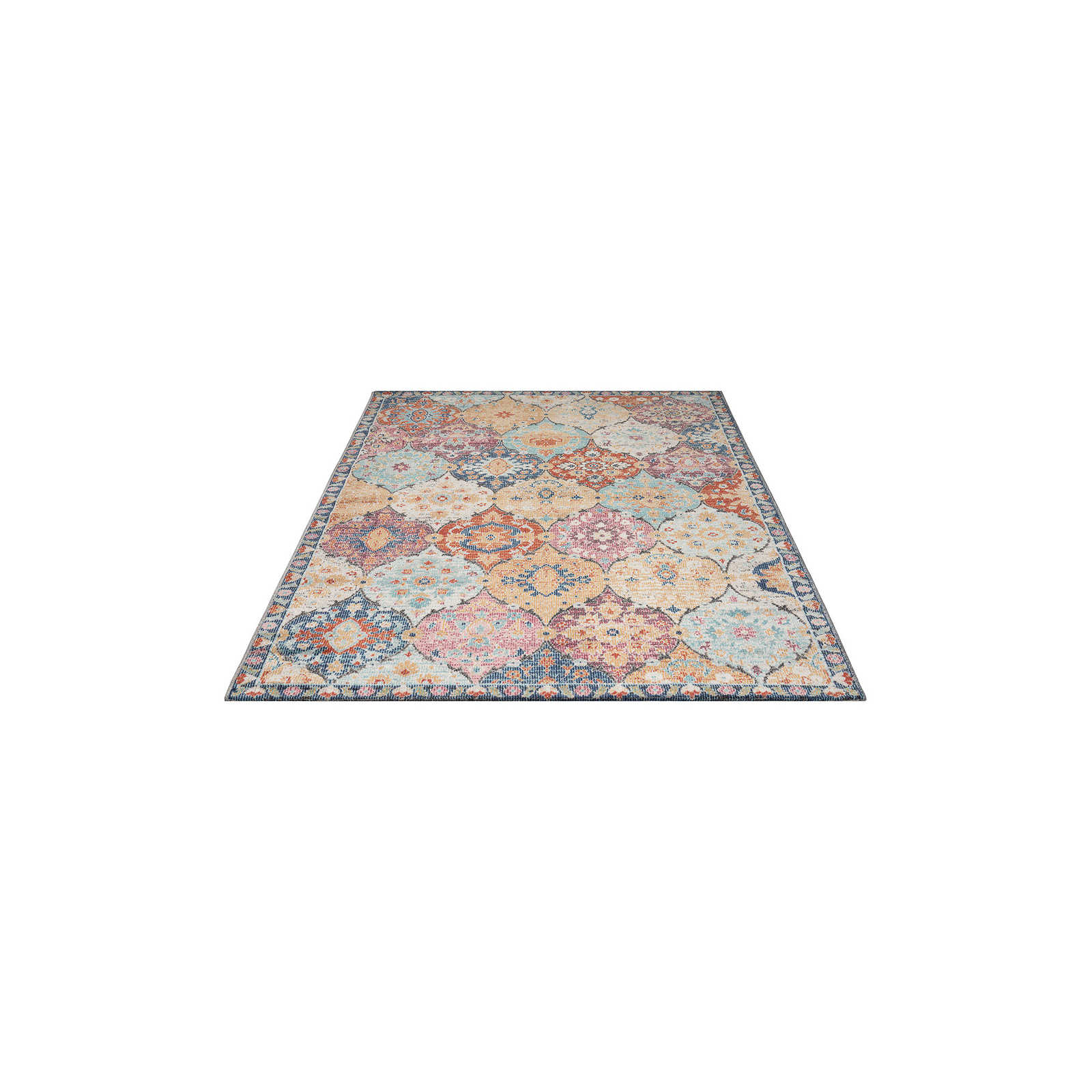 Colourful Flatweave Outdoor Rug - 200 x 140 cm
