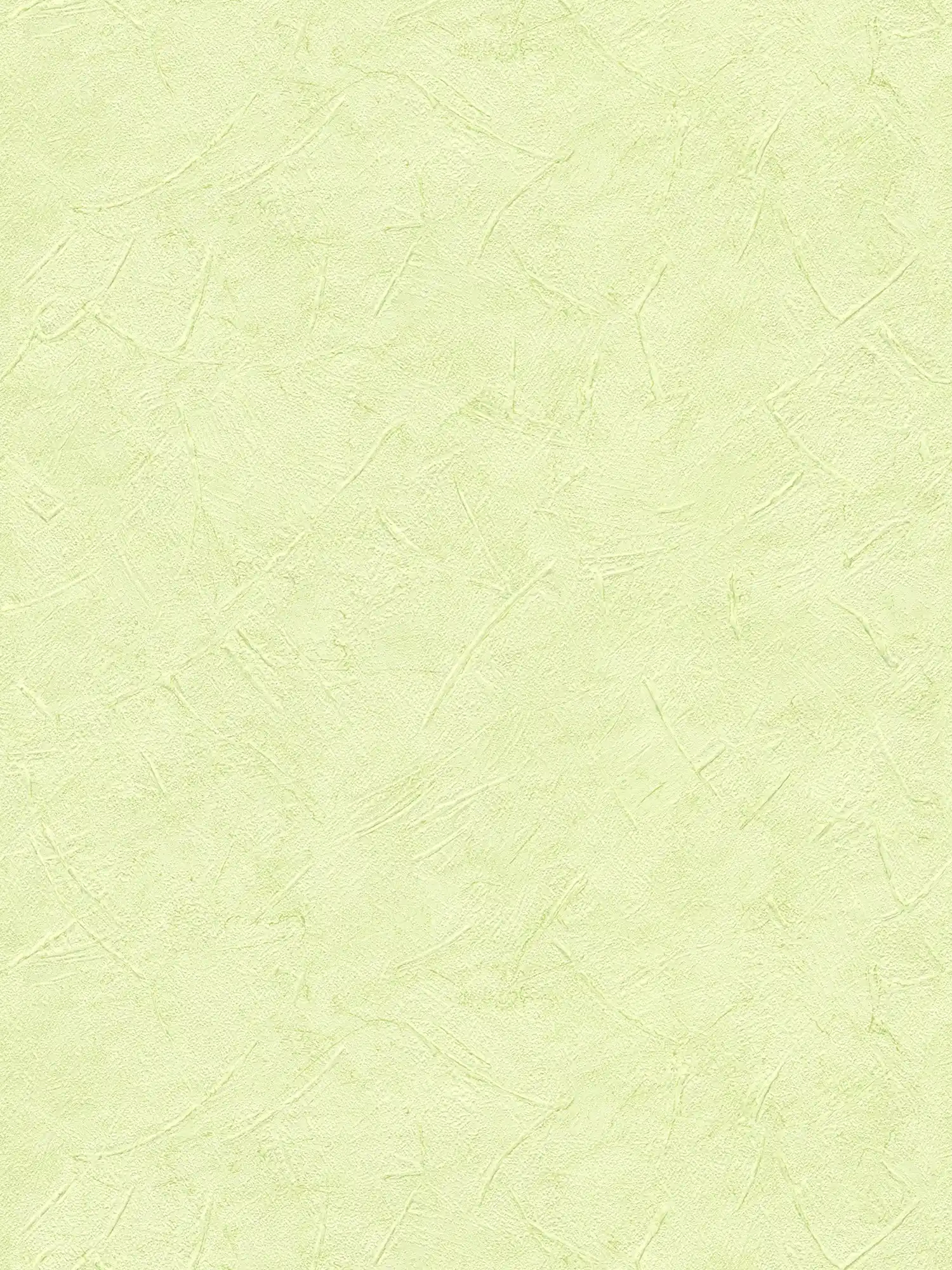 Trowel plaster paper wallpaper light green with plaster optics - green
