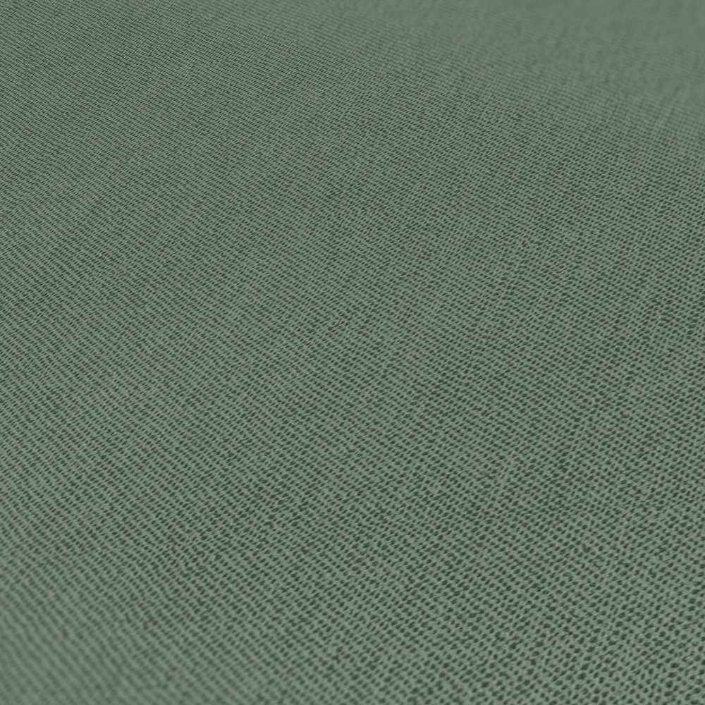             Effen behangpapier dennengroen met textielstructuur - groen
        
