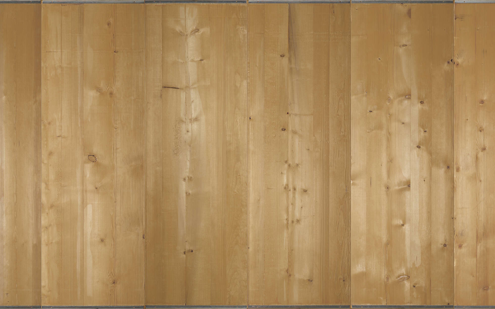             Fotomural tablones de madera clara - Material no tejido texturado
        