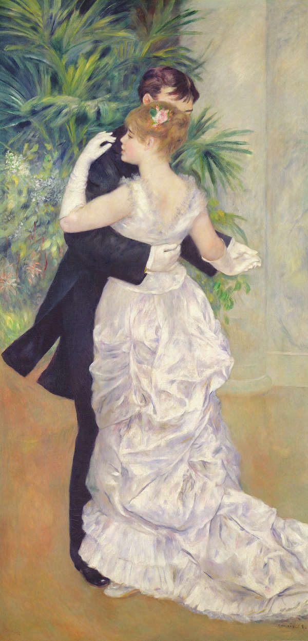             Pierre Auguste Renoir "Dance in the city" mural
        