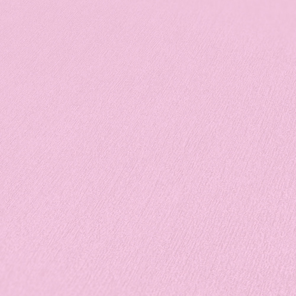             Carta da parati per camera dei bambini ragazze uni - rosa
        