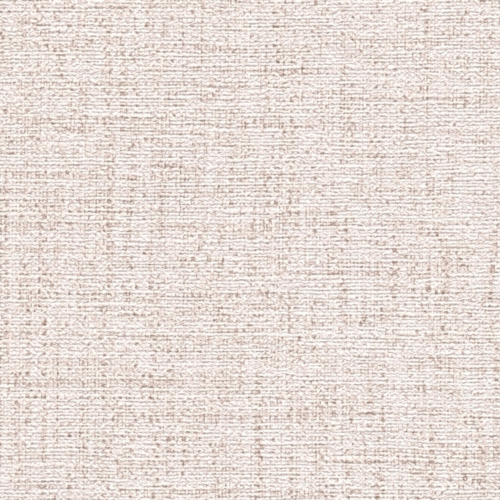             Papier peint aspect textile chiné avec structure - crème
        