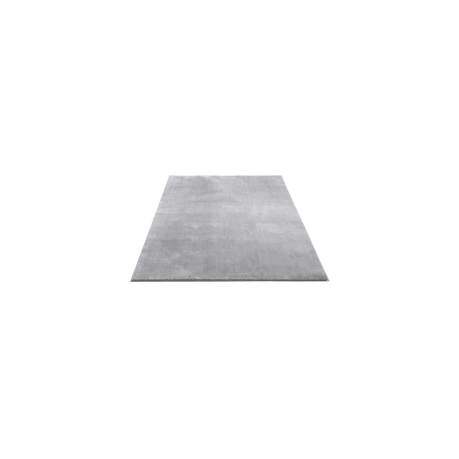 Fine high pile carpet in grey - 150 x 80 cm
