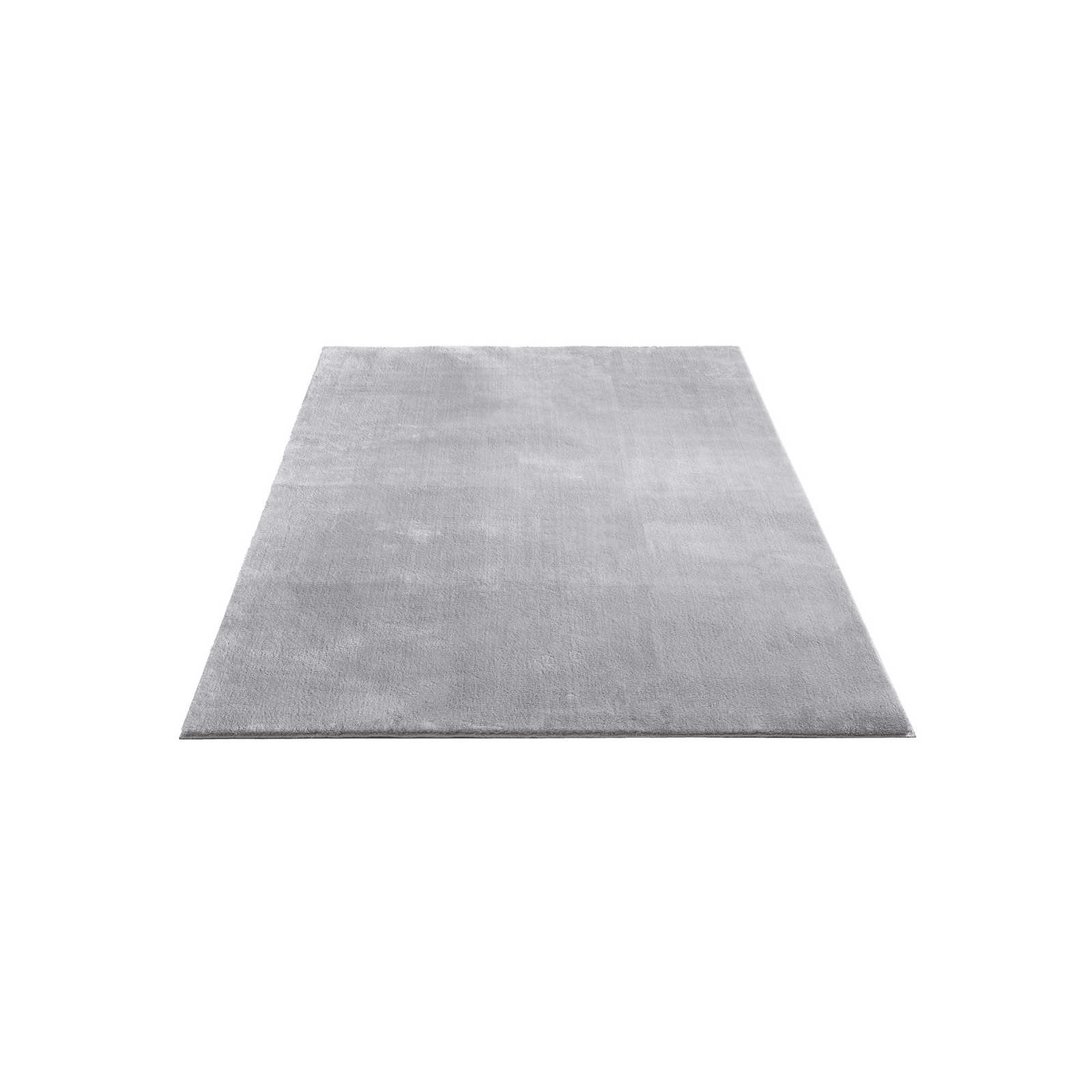 Fine high pile carpet in grey - 230 x 160 cm
