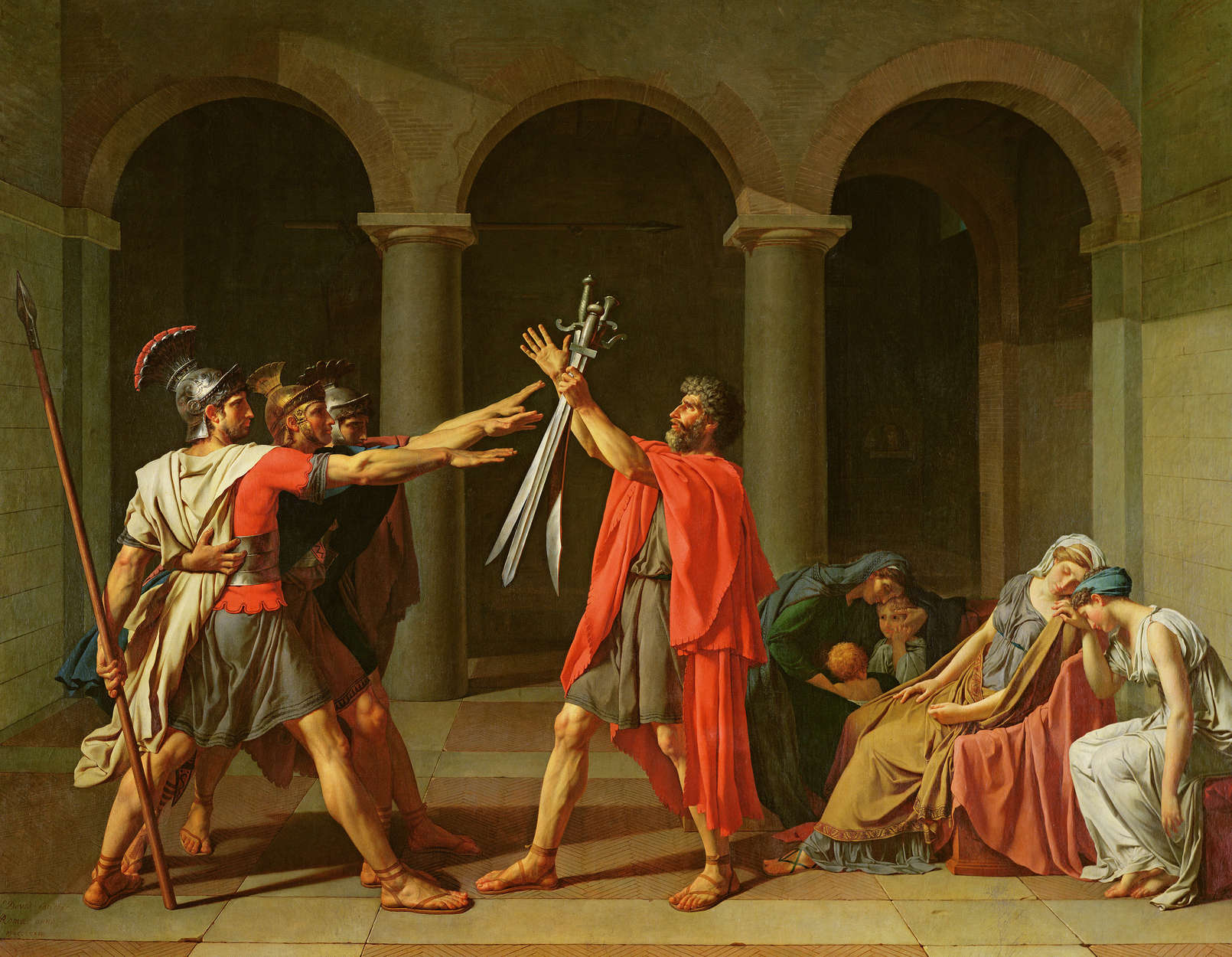             Photo wallpaper "The Oath of the Horatii" by Jaques-Louis David
        