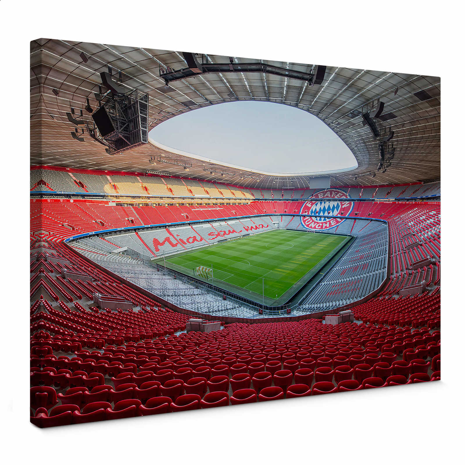         Canvas print FC Bayern stadium – Mia san mia
    