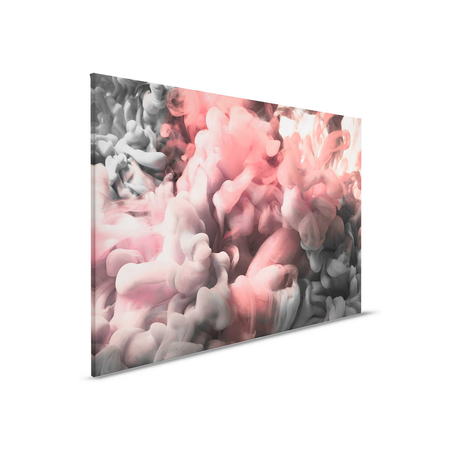         Coloured Smoke Canvas | Pink, Grey, White - 0.90 m x 0.60 m
    