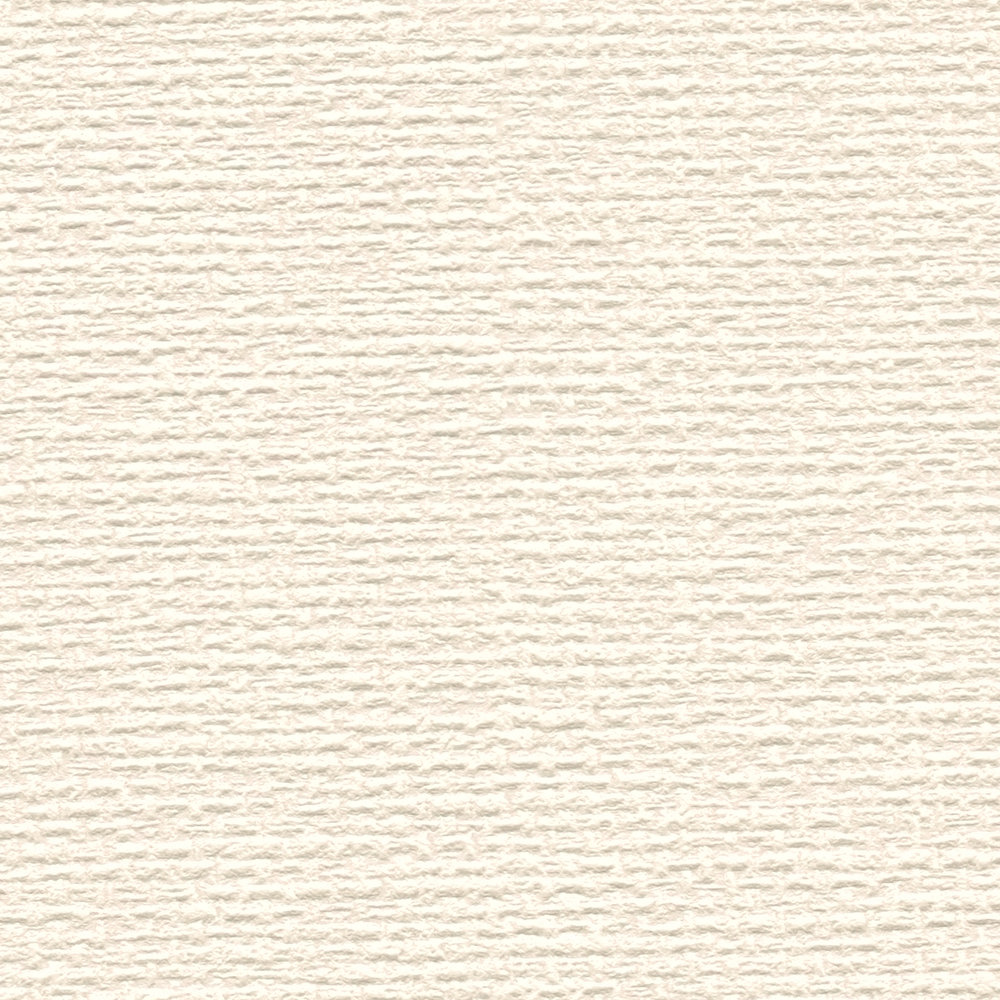             Papier peint à structure tissée de style scandinave - crème, blanc
        