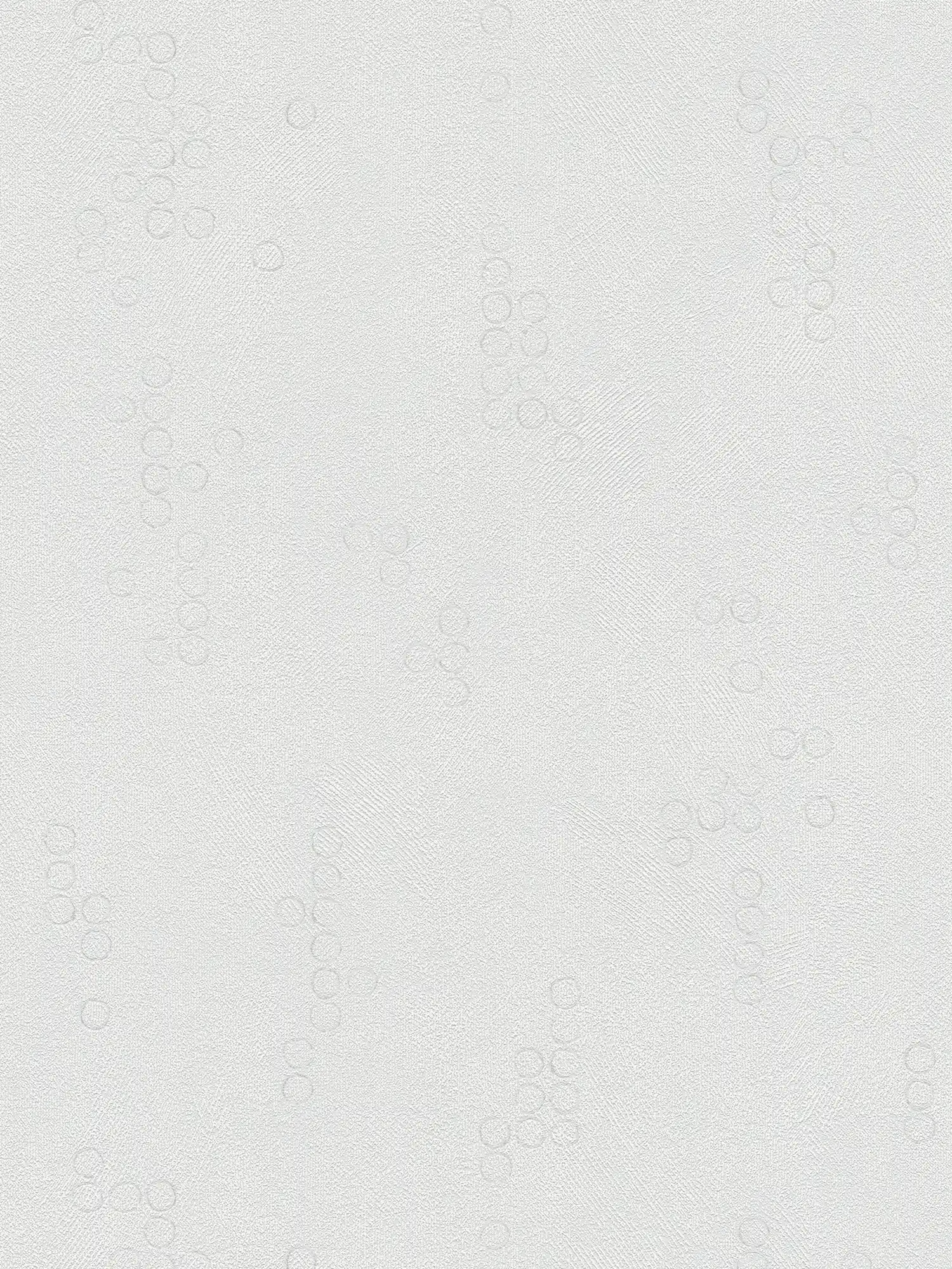Gipsvezelbehang mediterraan met cirkelpatroon - grijs
