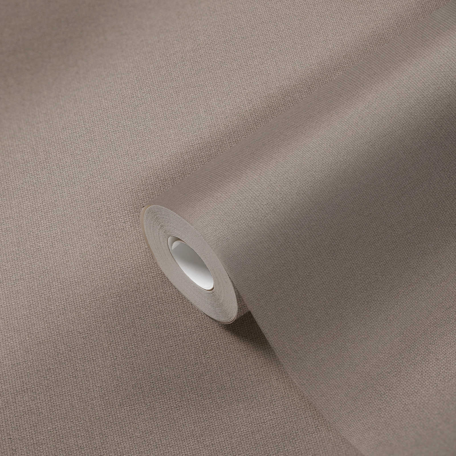             Wallpaper linen look with structural details, plain - grey, beige
        