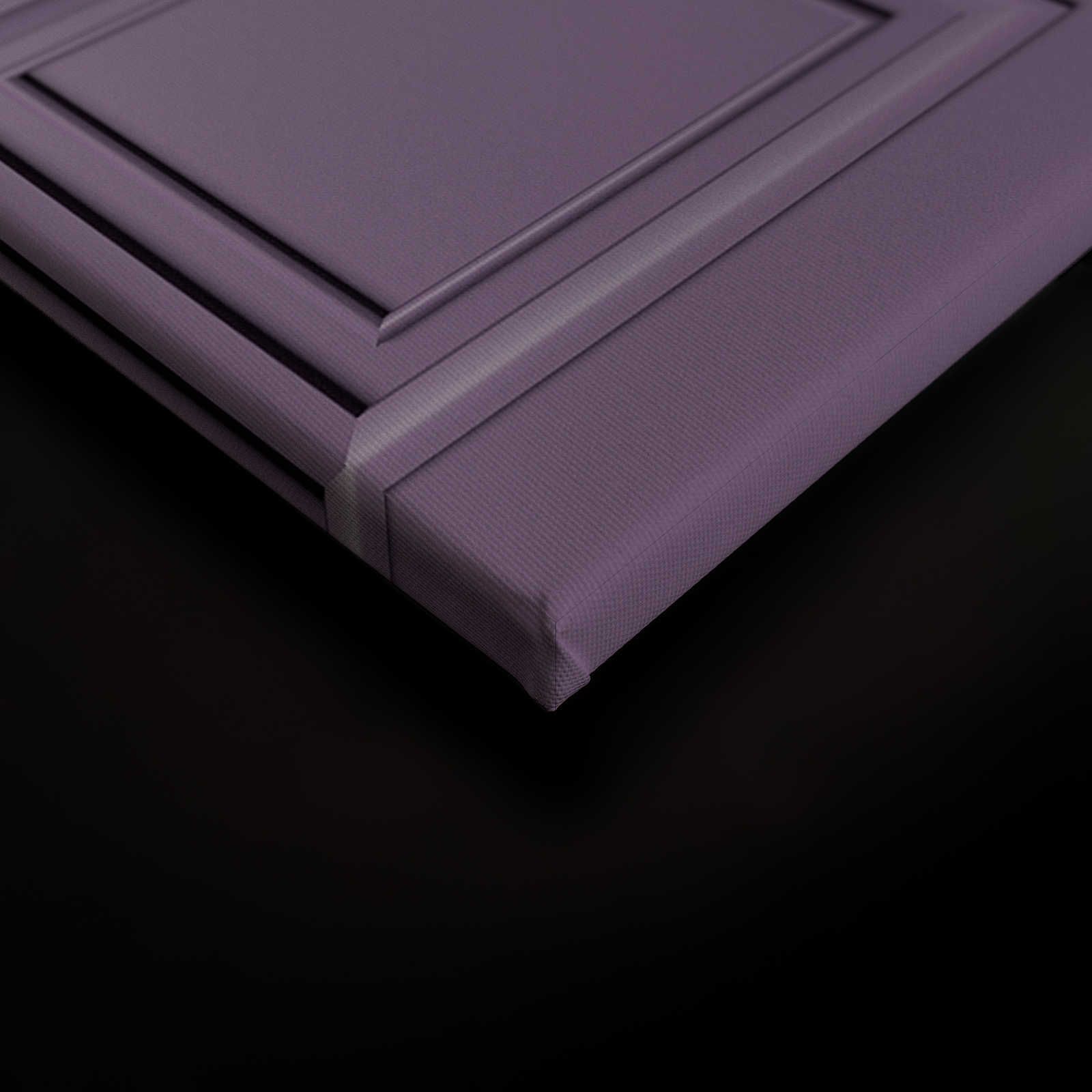             Kensington 3 - Quadro 3D in legno viola scuro, viola - 0,90 m x 0,60 m
        