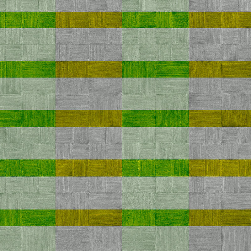         Photo wallpaper Strife & Structure Pattern - Green, Grey
    