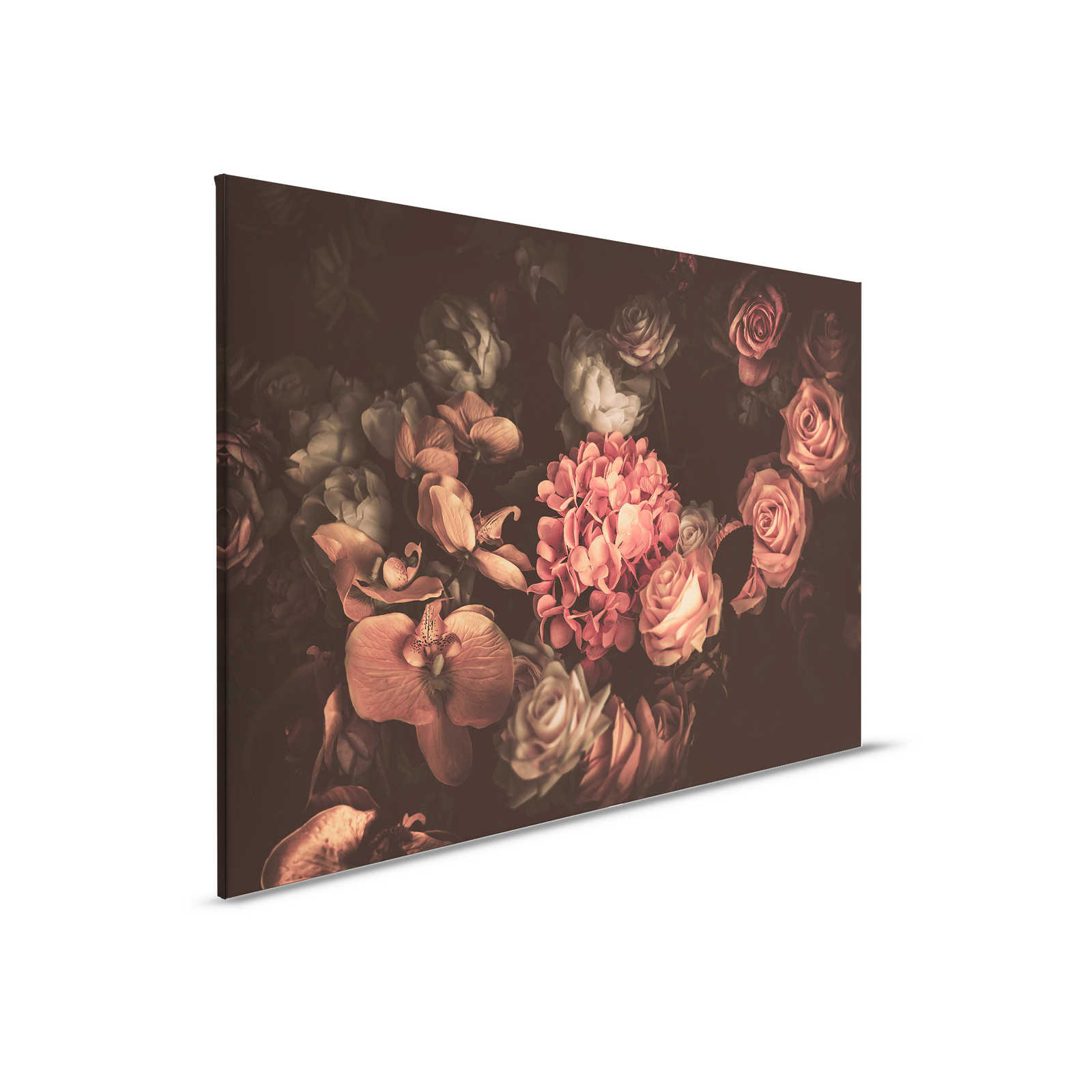         Romantic Canvas with Bouquet of Flowers - 0.90 m x 0.60 m
    