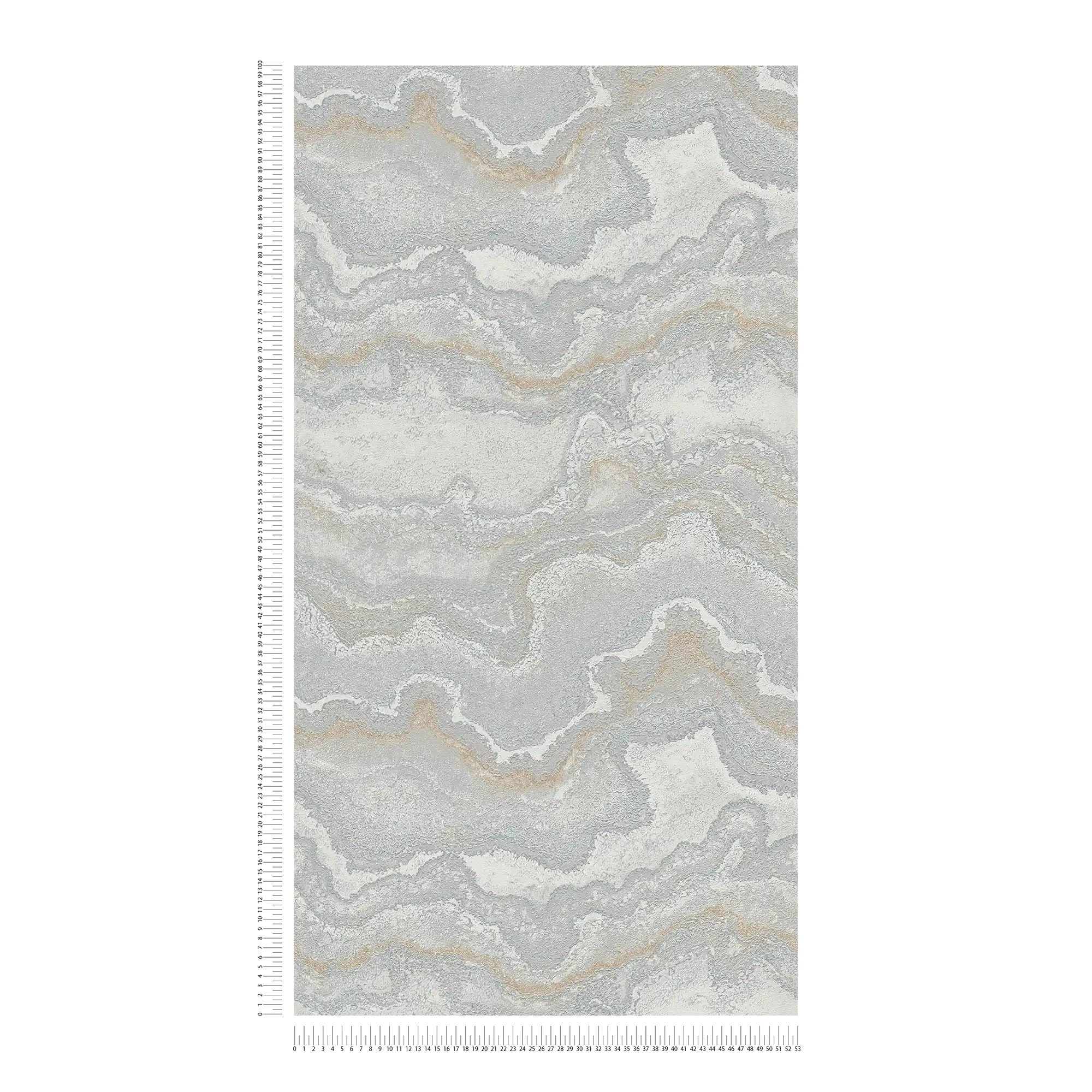             Vliesbehang met marmerpatroon - grijs, zilver, goud
        