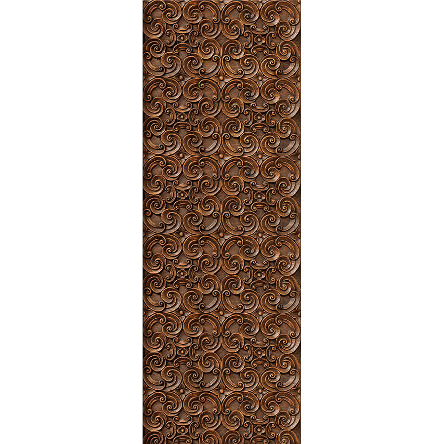         Modern mural wood wall with decorations on premium smooth nonwoven
    