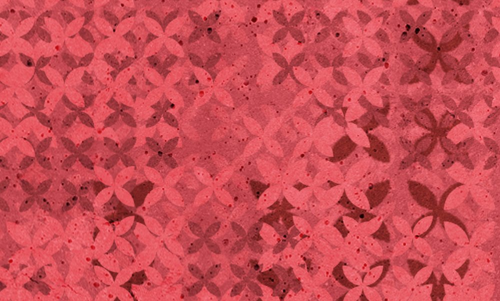             Patrón de punto de cruz de papel pintado de píxeles - Rojo, Negro
        