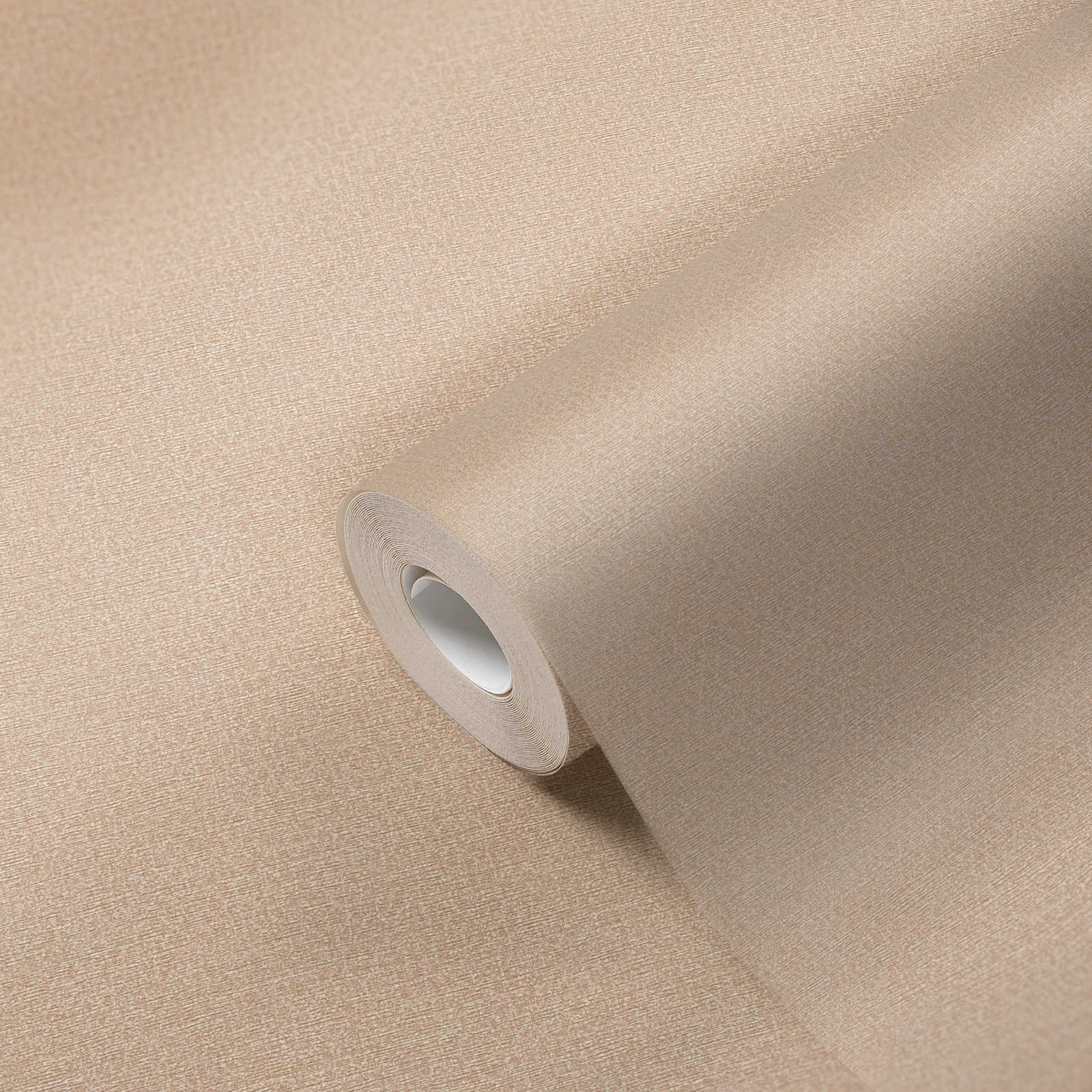             PVC-vrij vliesbehang met glanzend stippenpatroon - beige
        
